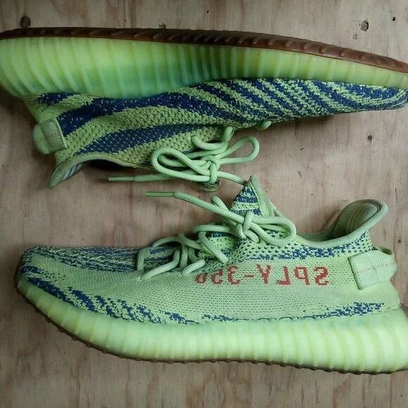 Adidas Adidas Yeezy Boost 350 V2 Semi Frozen Yellow Shoes Sneakers Size US 10 / EU 43 - 3 Thumbnail