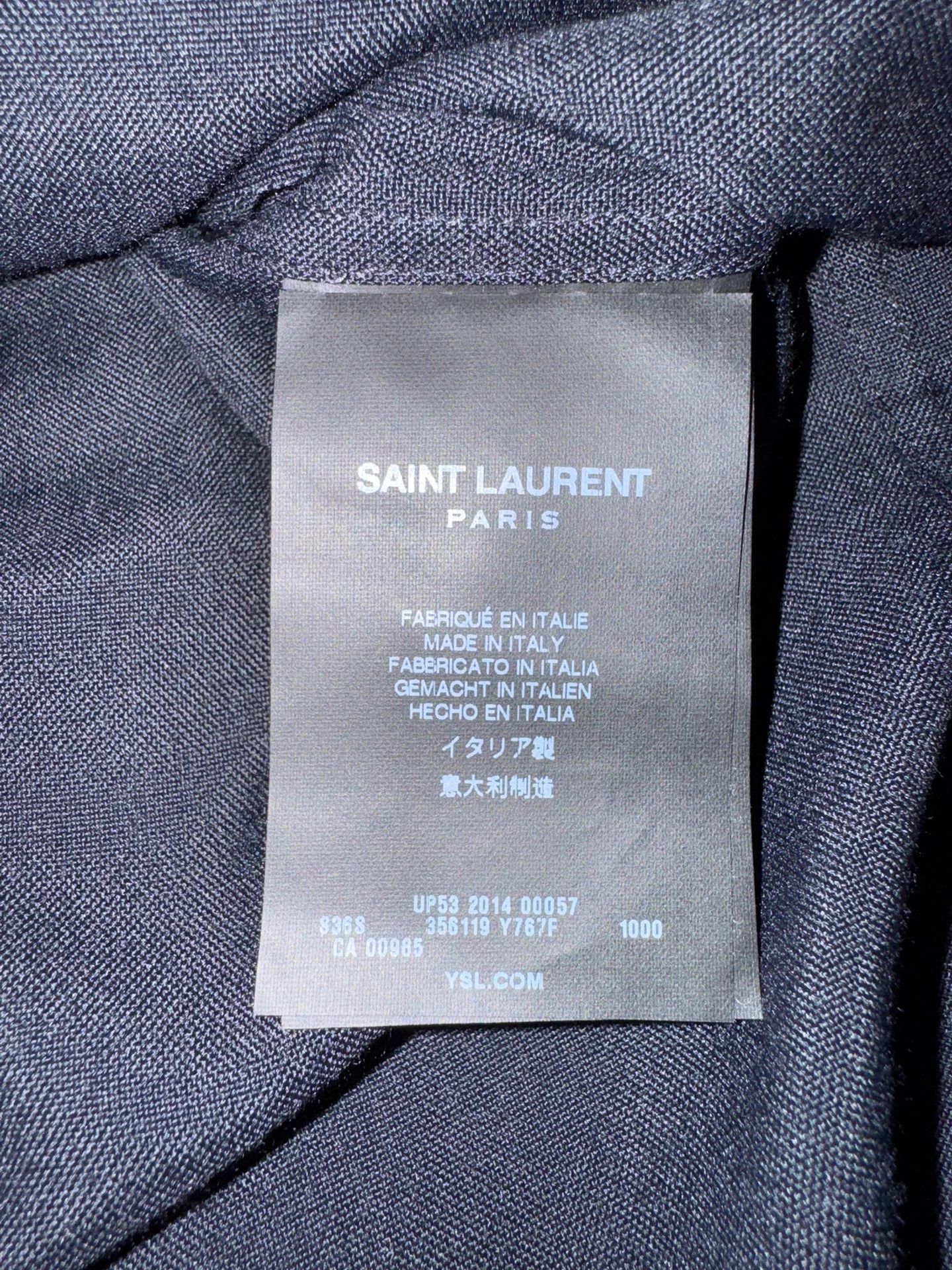 Saint Laurent Paris Saint Laurent Hedi Slimane era solid color shirt Size US XXS / EU 40 - 5 Thumbnail
