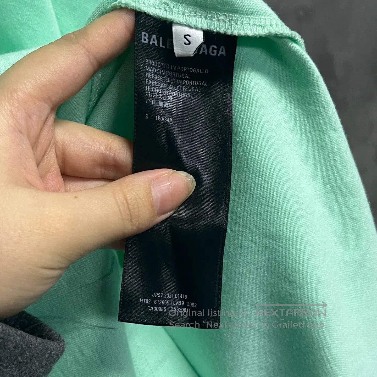 Balenciaga Balenciaga Logo letter embroidered round-neck short-sleeve Size US S / EU 44-46 / 1 - 4 Thumbnail