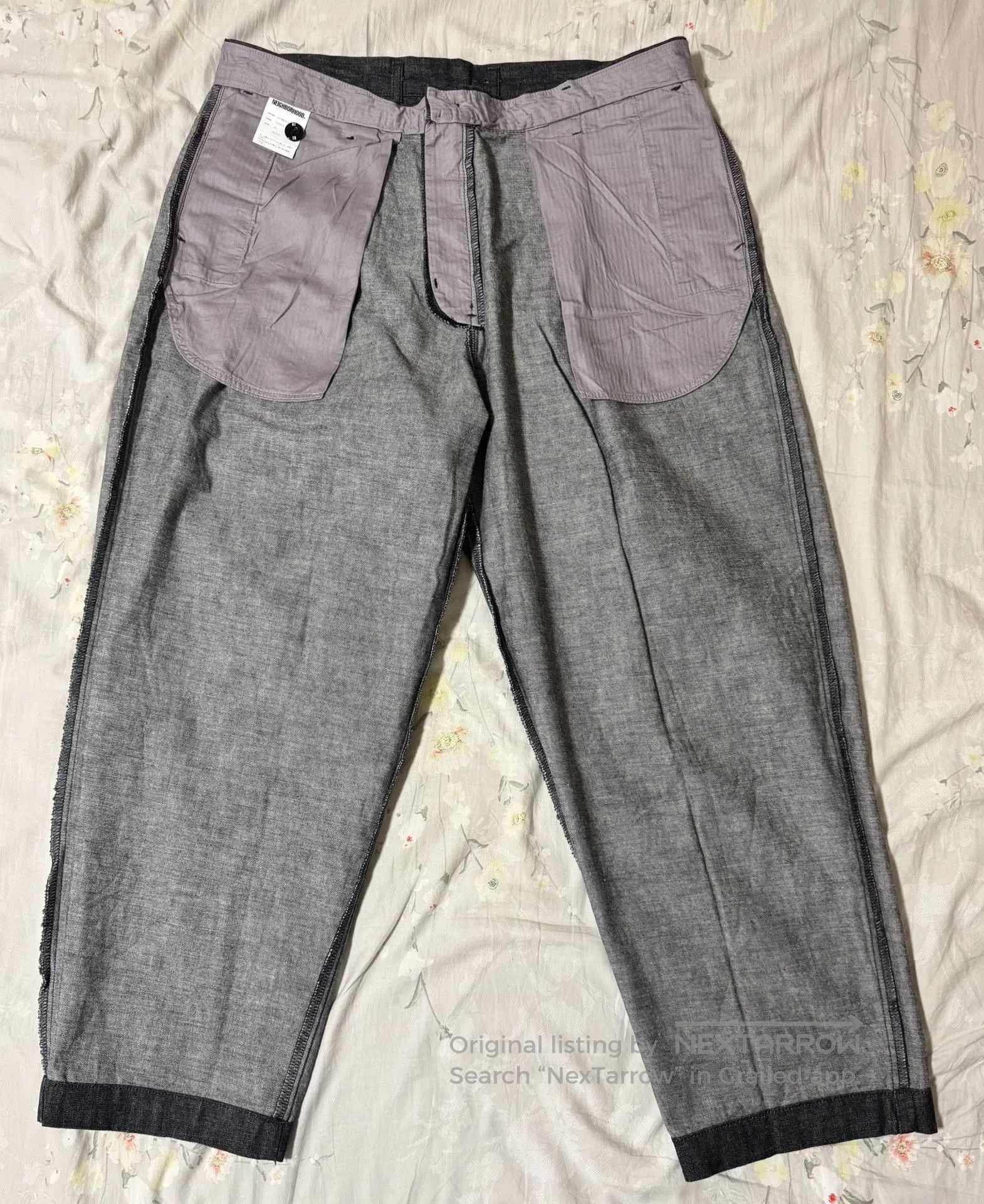 Neighborhood Neighborhood 21ss Black Washed Relaxed Jeans. Size US 36 / EU 52 - 3 Thumbnail
