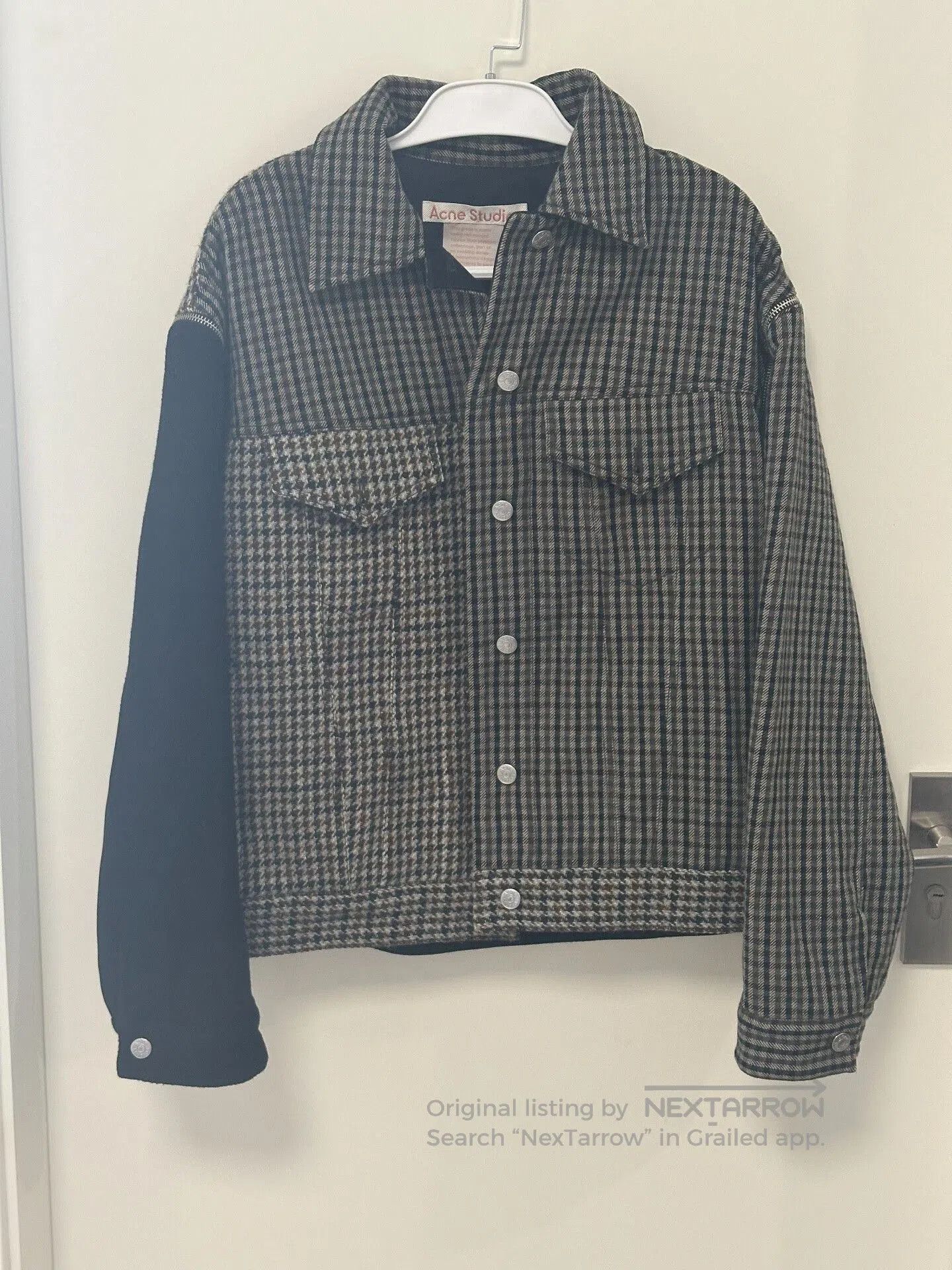 Acne Studios Acne Studios Wool Plaid Coat. Size US XS / EU 42 / 0 - 1 Thumbnail