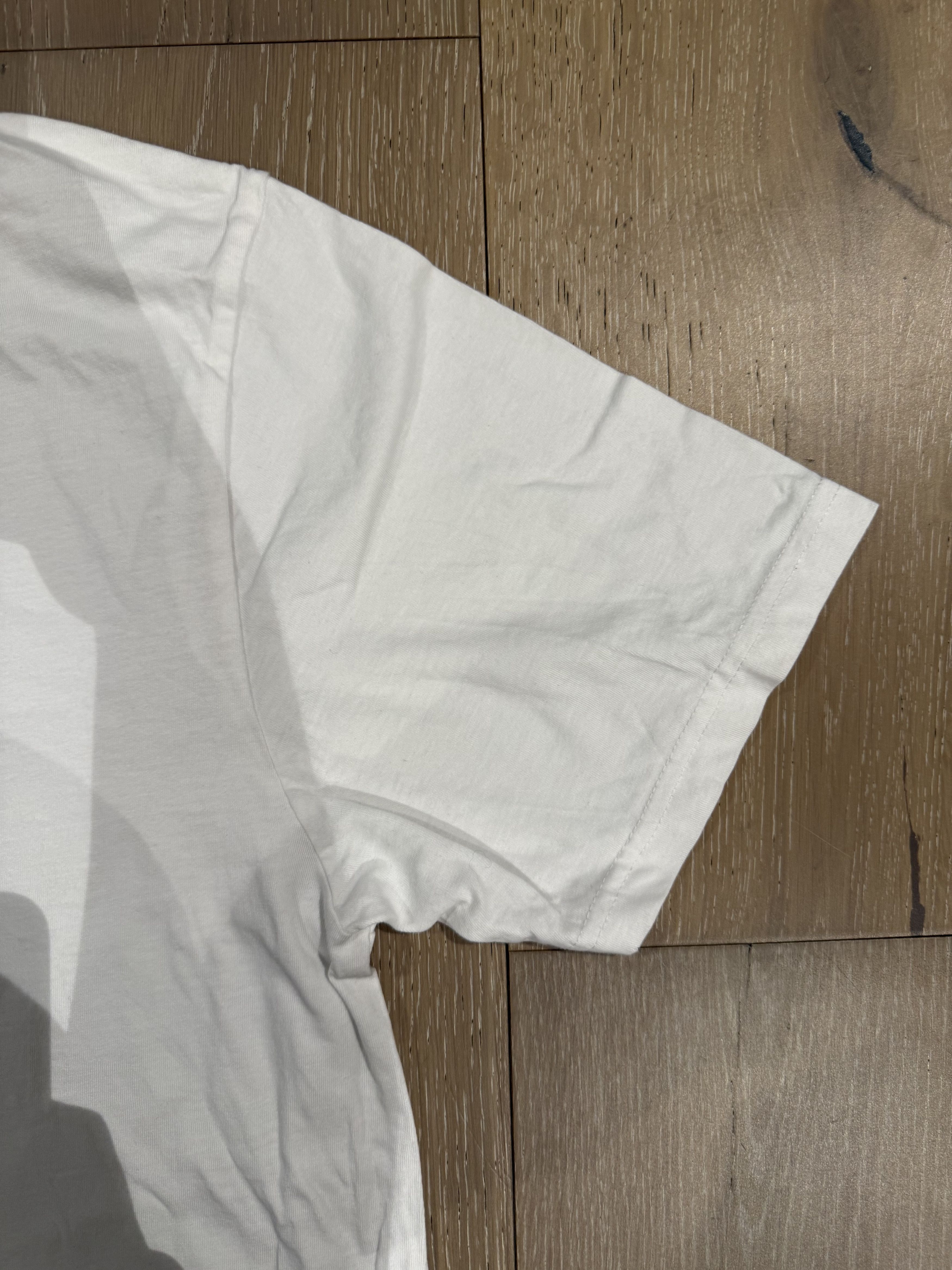 Band Tees 💚 Aphex Twin Logo Tee White X-Large Size US XL / EU 56 / 4 - 4 Thumbnail