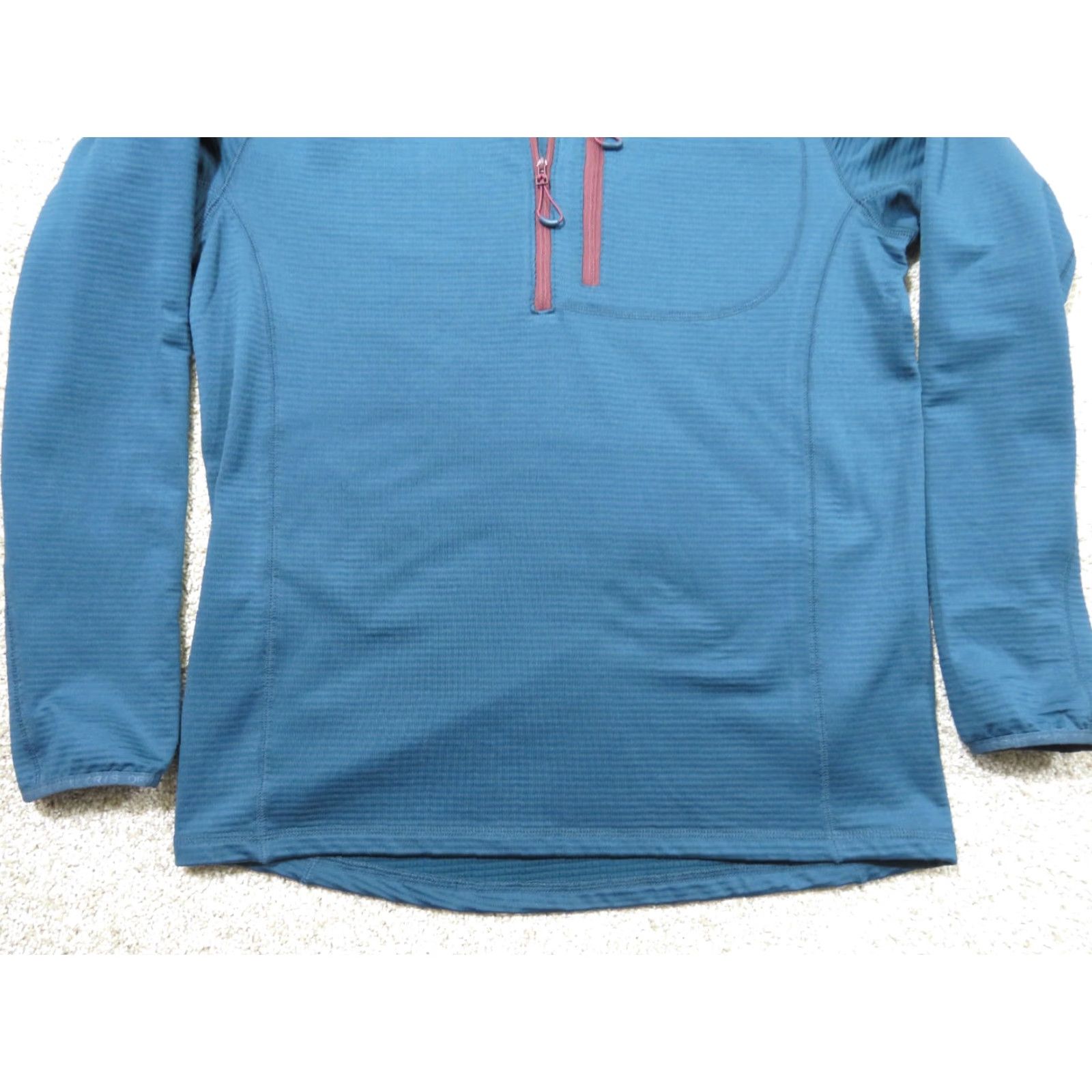 Orvis Orvis Trout Bum Pullover Mens M Aqua /red 1/4 Zip Fleece Grid Thermal Outdoor Shirt Sweater Mens Weathered Size US M / EU 48-50 / 2 - 2 Thumbnail