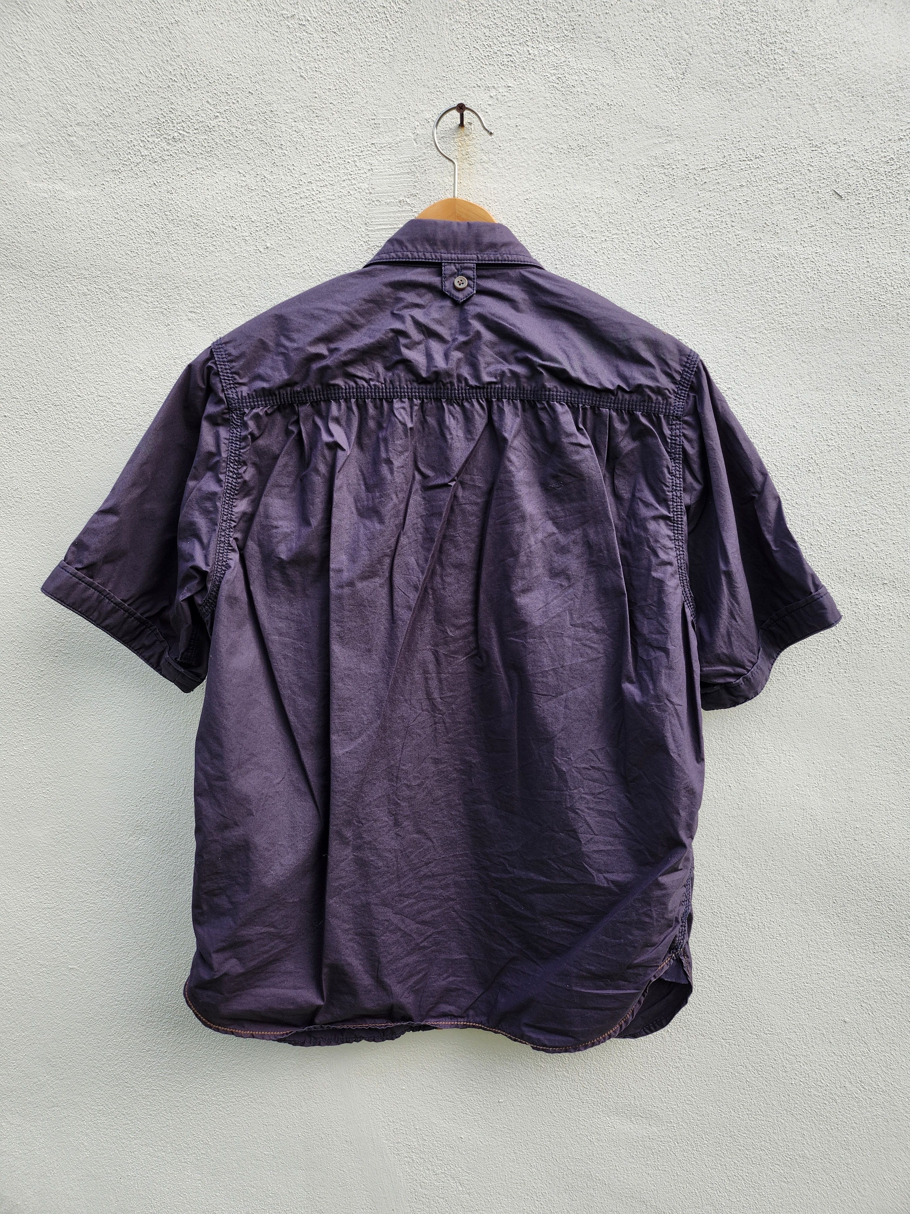 Japanese Brand Surplus Japan Military Uniform Style Shirt Blue Size US XL / EU 56 / 4 - 4 Thumbnail