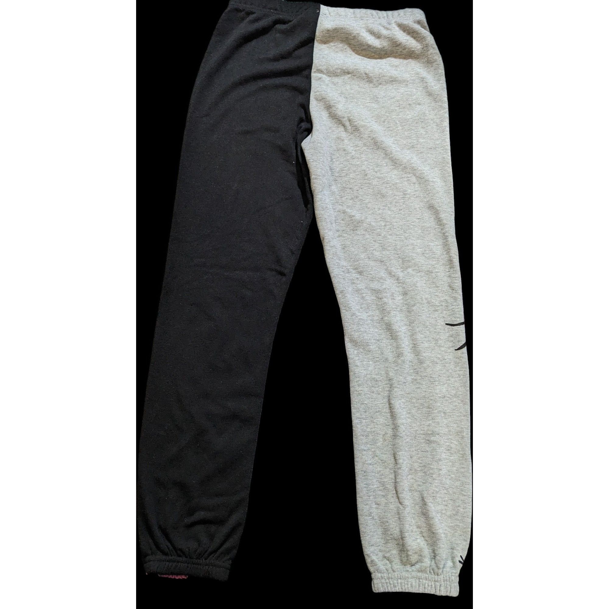 Disney Nightmare Before Christmas Black And Grey Joggers Size 26" / US 2 / IT 38 - 2 Thumbnail