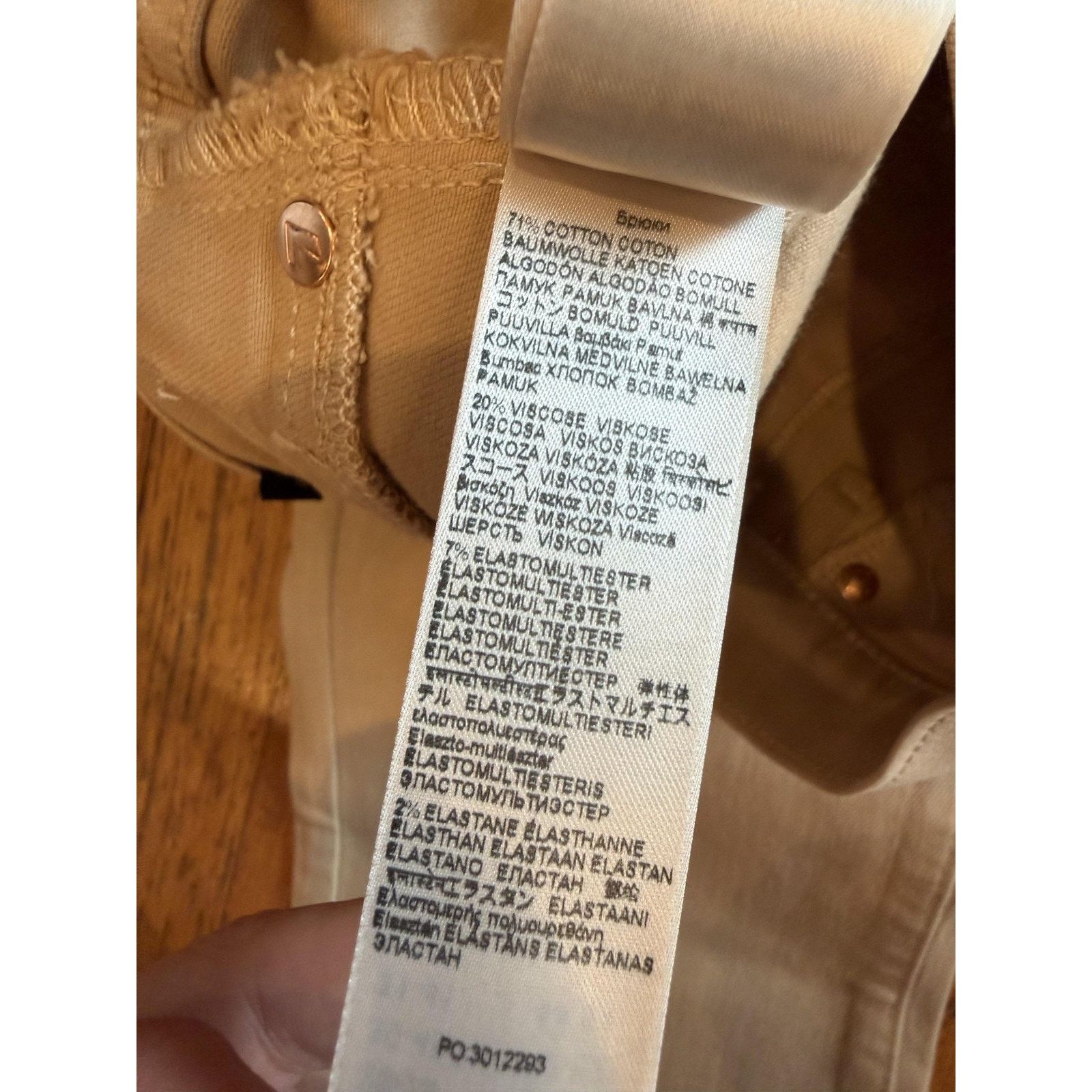 7 For All Mankind 7 For All Mankind Jeans 28 Camel High Waist Slim Kick NWT Size 28" / US 6 / IT 42 - 7 Thumbnail
