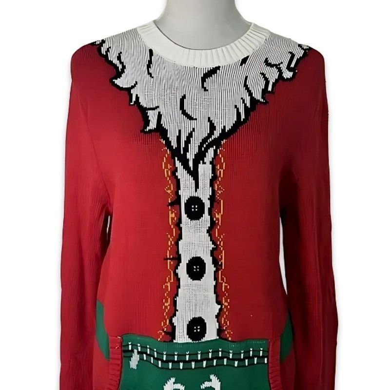 Other Ugly Christmas Holiday Sweater Santa Suit Red Men's S NWOT Size US S / EU 44-46 / 1 - 2 Thumbnail