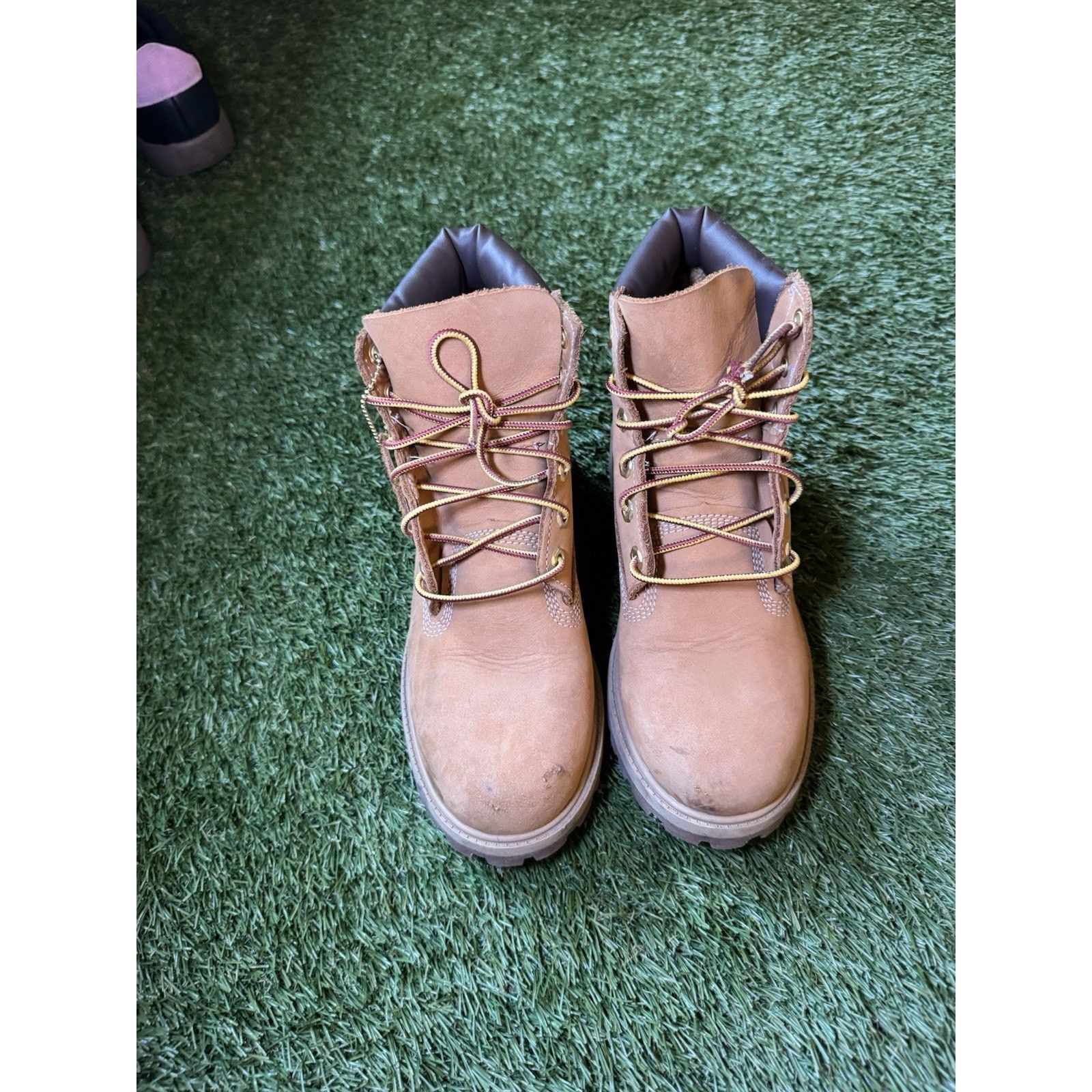 Timberland Timberland Premium 6 IN Waterproof Boot Wheat Nubuck Size US 6 / EU 39 - 2 Thumbnail
