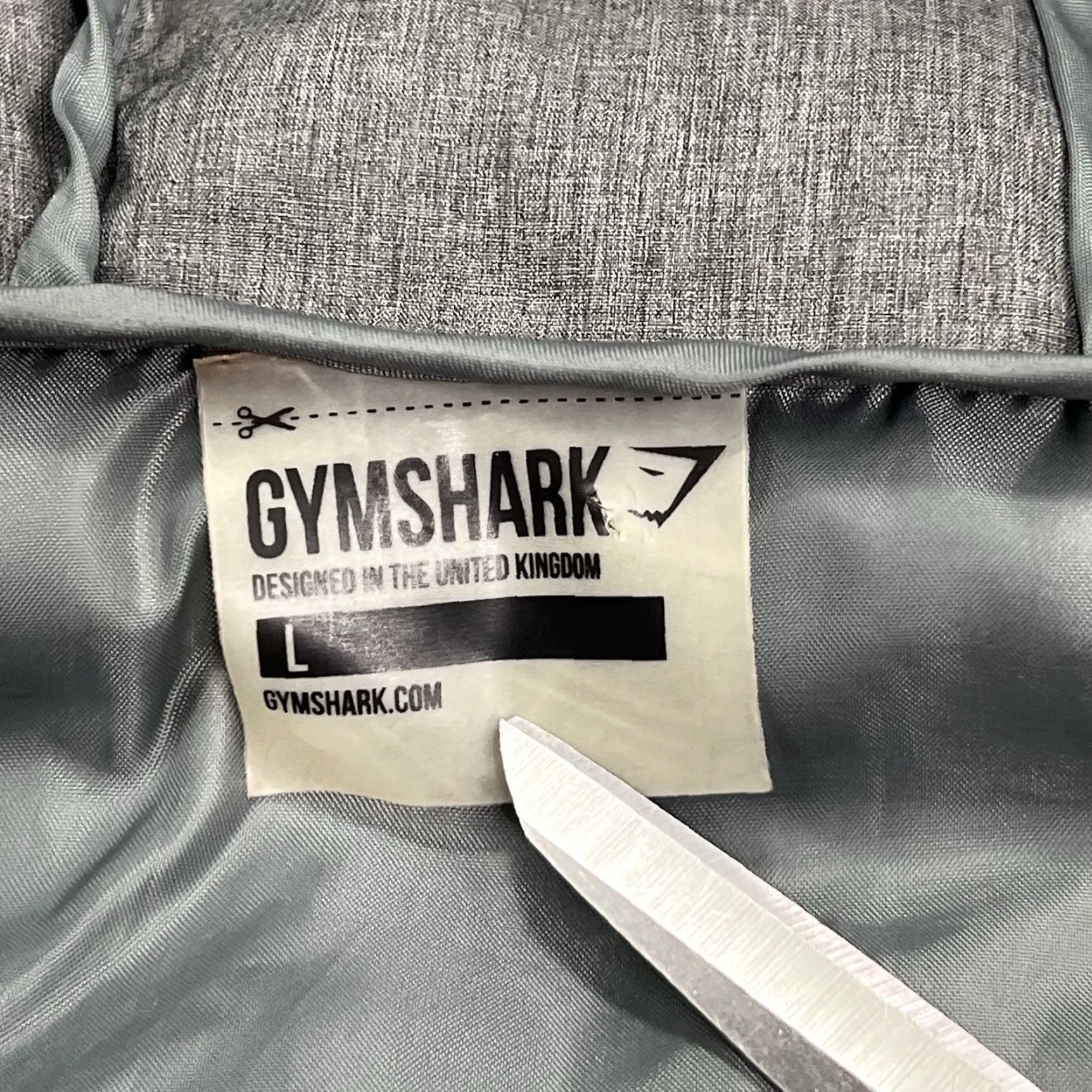 Gymshark Gymshark Jacket Women’s L Gray Full Zip Hood Insulated Pockets Size L / US 10 / IT 46 - 6 Thumbnail