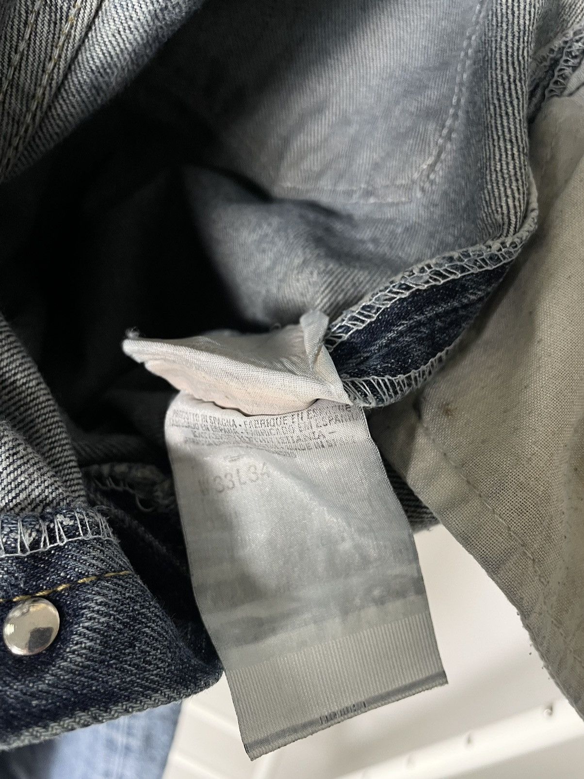 Levi's Vintage Clothing Levi’s 501 ( Size 33 ) Vintage Mud Washed Denim Jeans Pants Size US 33 - 14 Thumbnail