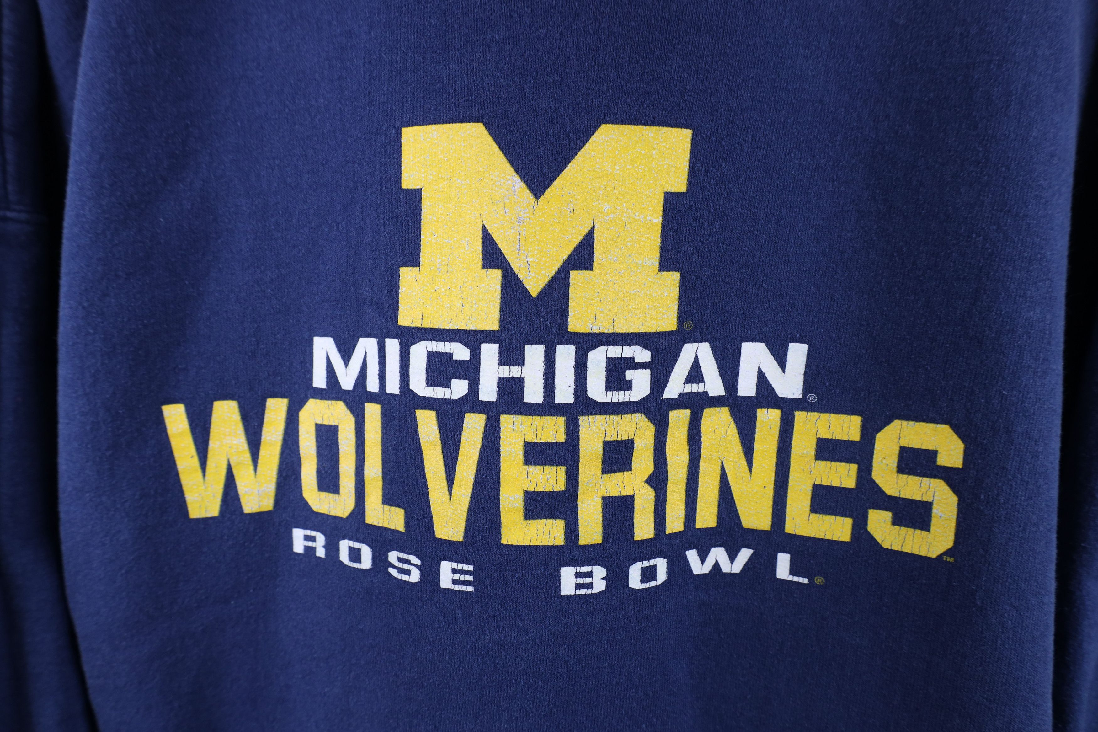 Vintage Vintage University of Michigan Football Rose Bowl Hoodie Size US XXL / EU 58 / 5 - 4 Thumbnail