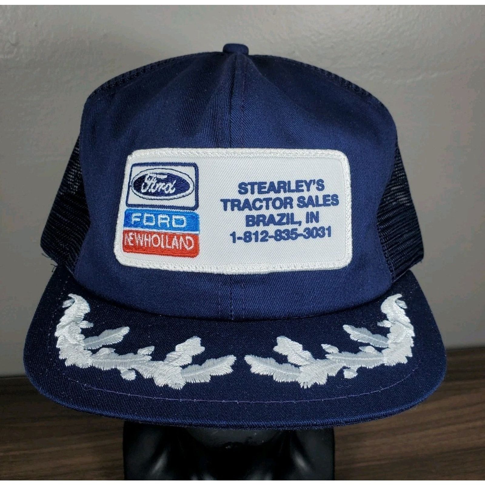 Ford × Vintage Ford New Holland Brazil IN Trucker Hat Snapback Cap K-Brand Size ONE SIZE - 1 Thumbnail