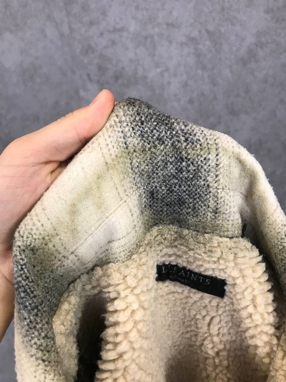 Allsaints Allsaints Sherpa flannel shirt Size US XS / EU 42 / 0 - 8 Thumbnail
