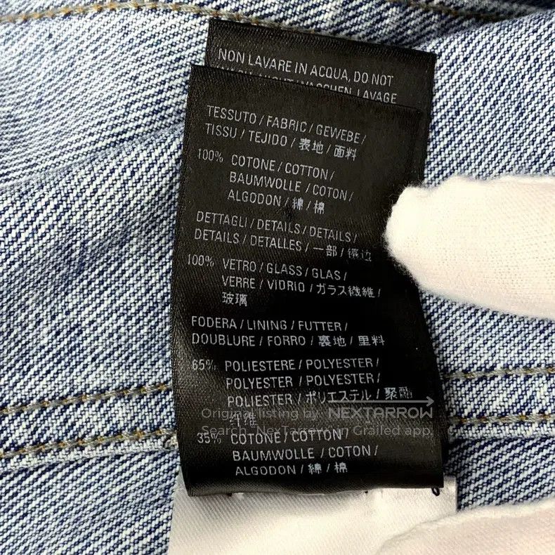 Balenciaga Balenciaga Light Blue Cotton Lapel Single Breasted Long Sl Size XS / US 0-2 / IT 36-38 - 8 Thumbnail