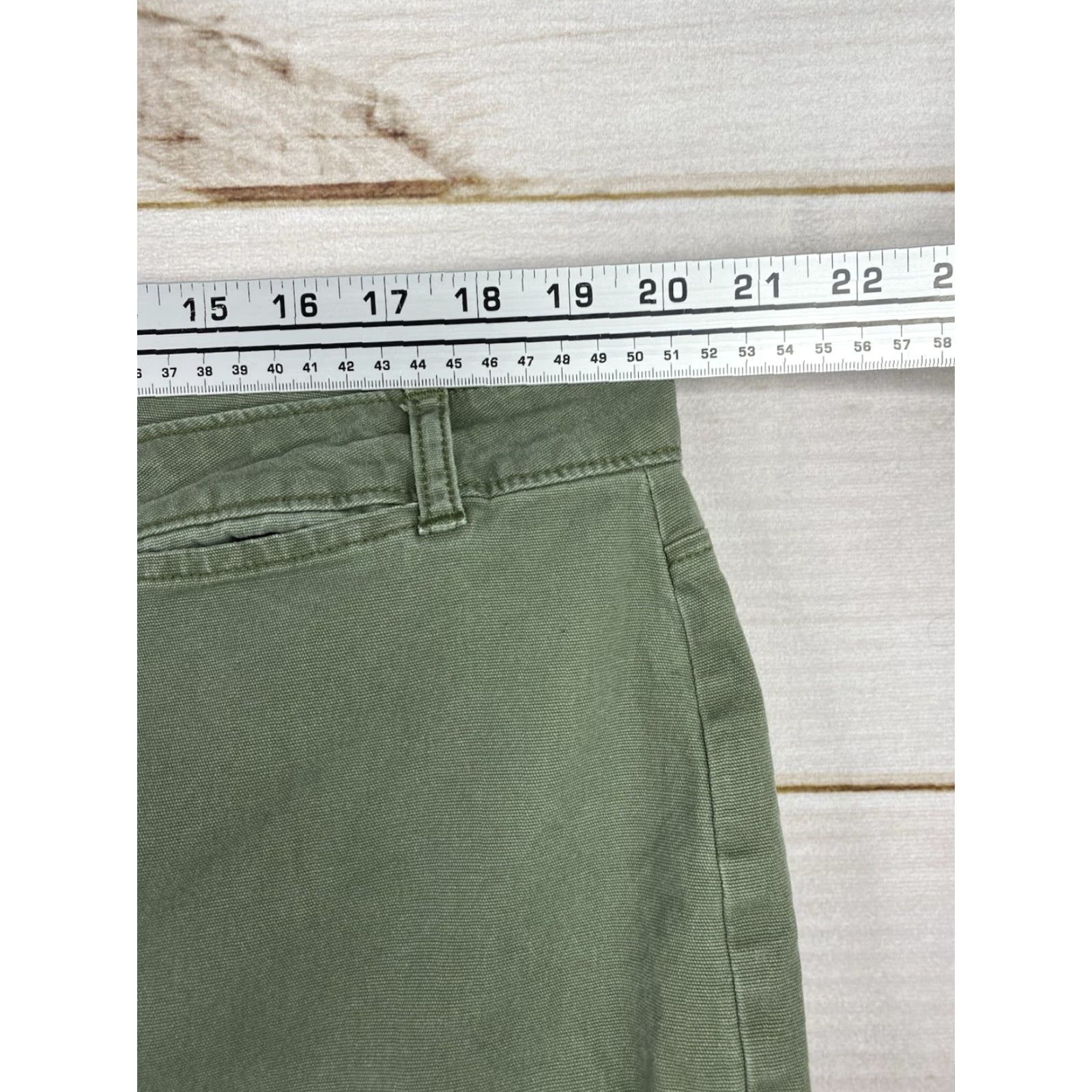 Old Navy Old Navy Wide-Leg Pants Womens 18 Tall Army Green Stretch High Rise Baggy Sh Regular Size 40" / US 18 - 3 Thumbnail