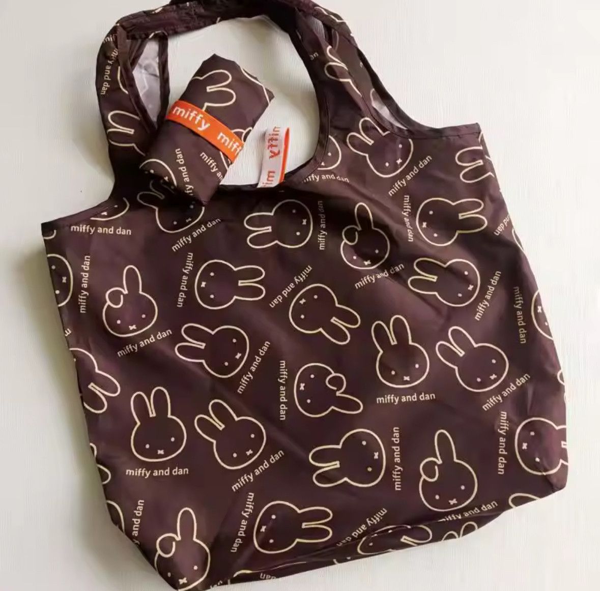 Other Cute Miffy Rabbit Foldable Shopping Tote Bag Kawaii Size ONE SIZE - 3 Thumbnail