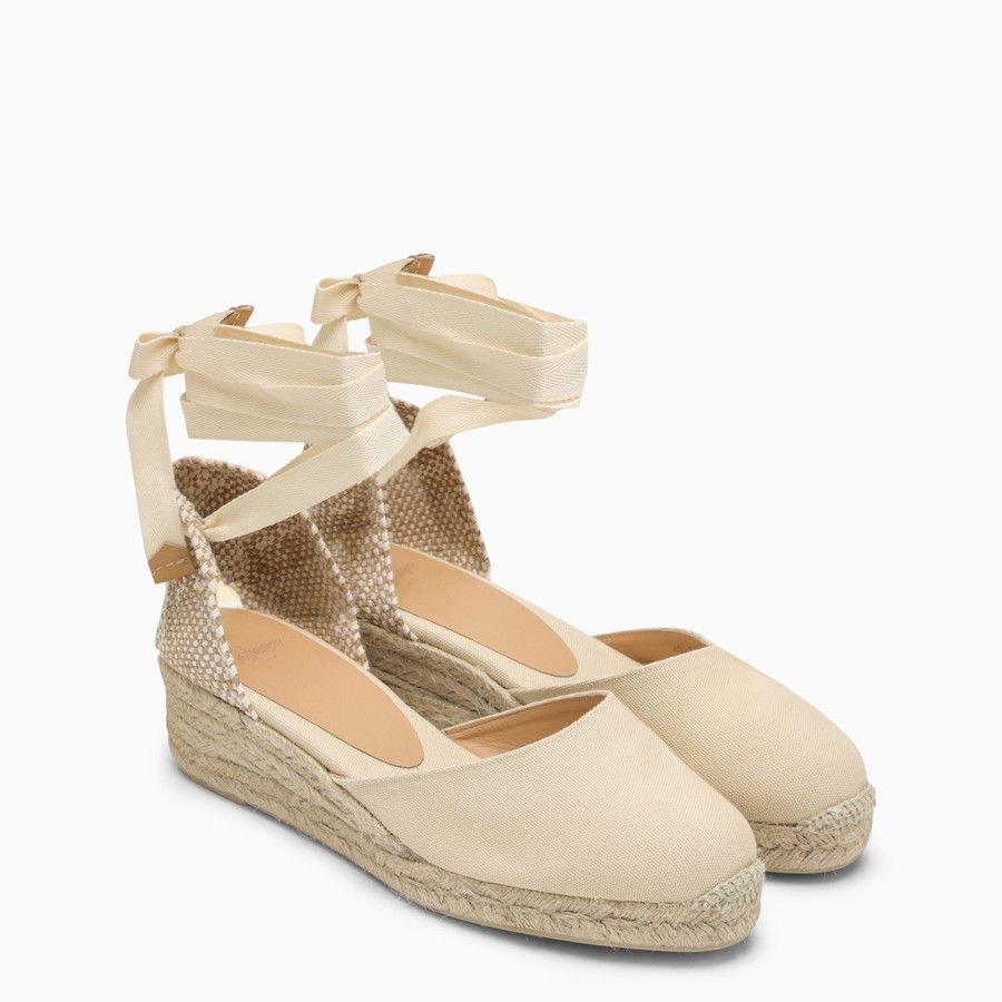 Castaner o1d2blof0824 Espadrilles in Ivory Size US 7 / IT 37 - 1 Thumbnail