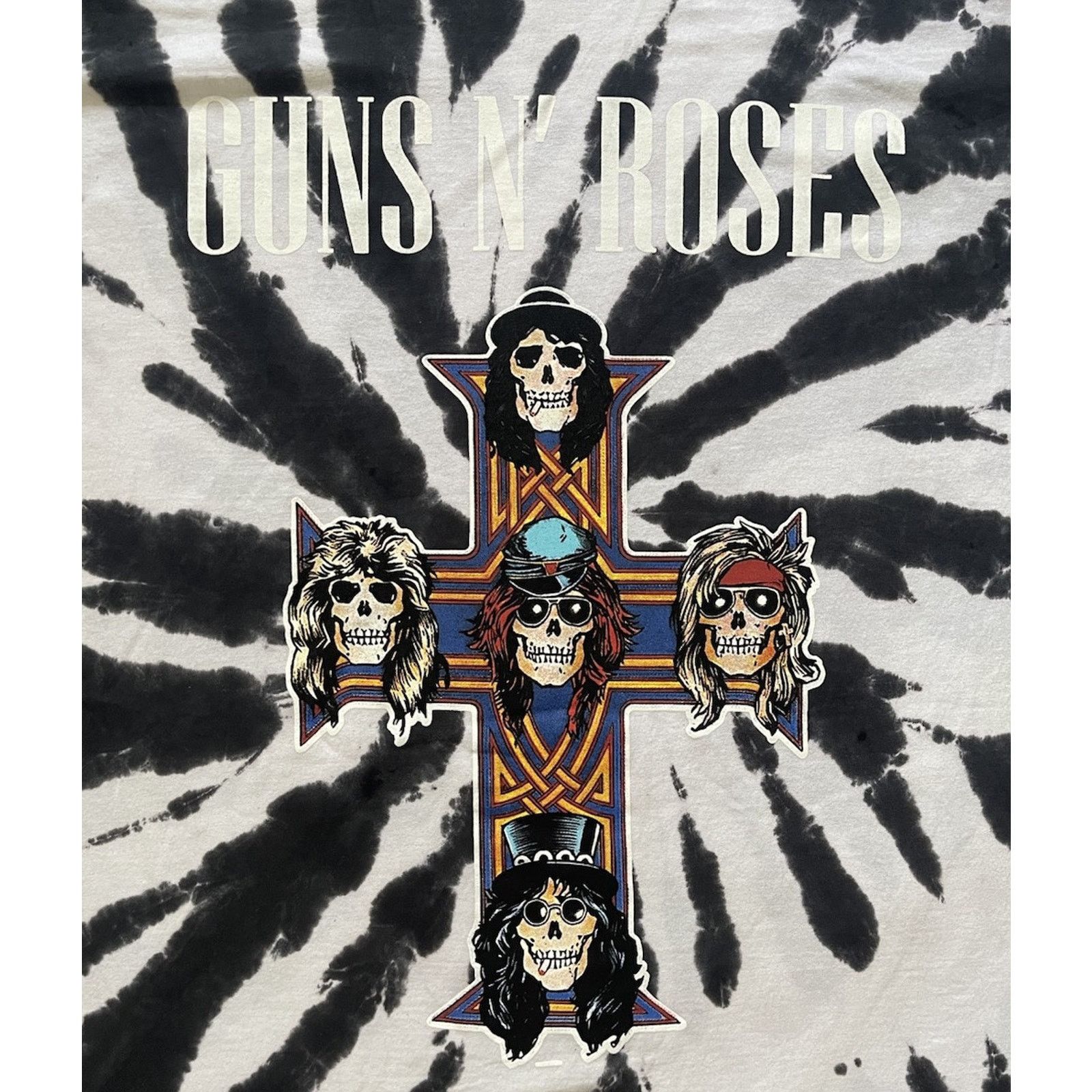 Guns N' Roses NEW GUNS N ROSES APPETITITE FOR DESTRUCTION TIE DYE SHIRT Size US L / EU 52-54 / 3 - 2 Thumbnail