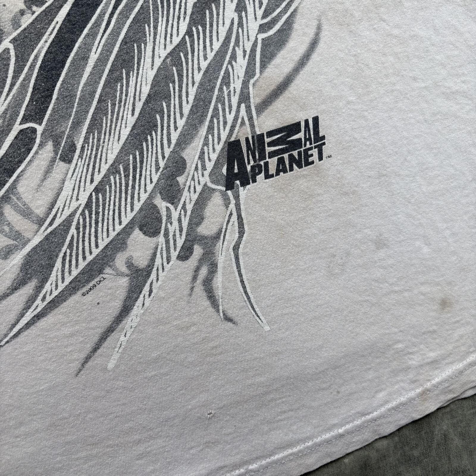 Vintage Vintage Y2K Animal Planet Wolf Graphic Nature Tie Dye Shirt Size US L / EU 52-54 / 3 - 2 Thumbnail
