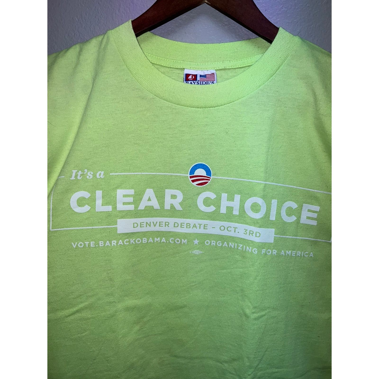 Vintage Vintage Barack Obama Shirt Vote America Democracy Tee Small Size US S / EU 44-46 / 1 - 4 Thumbnail