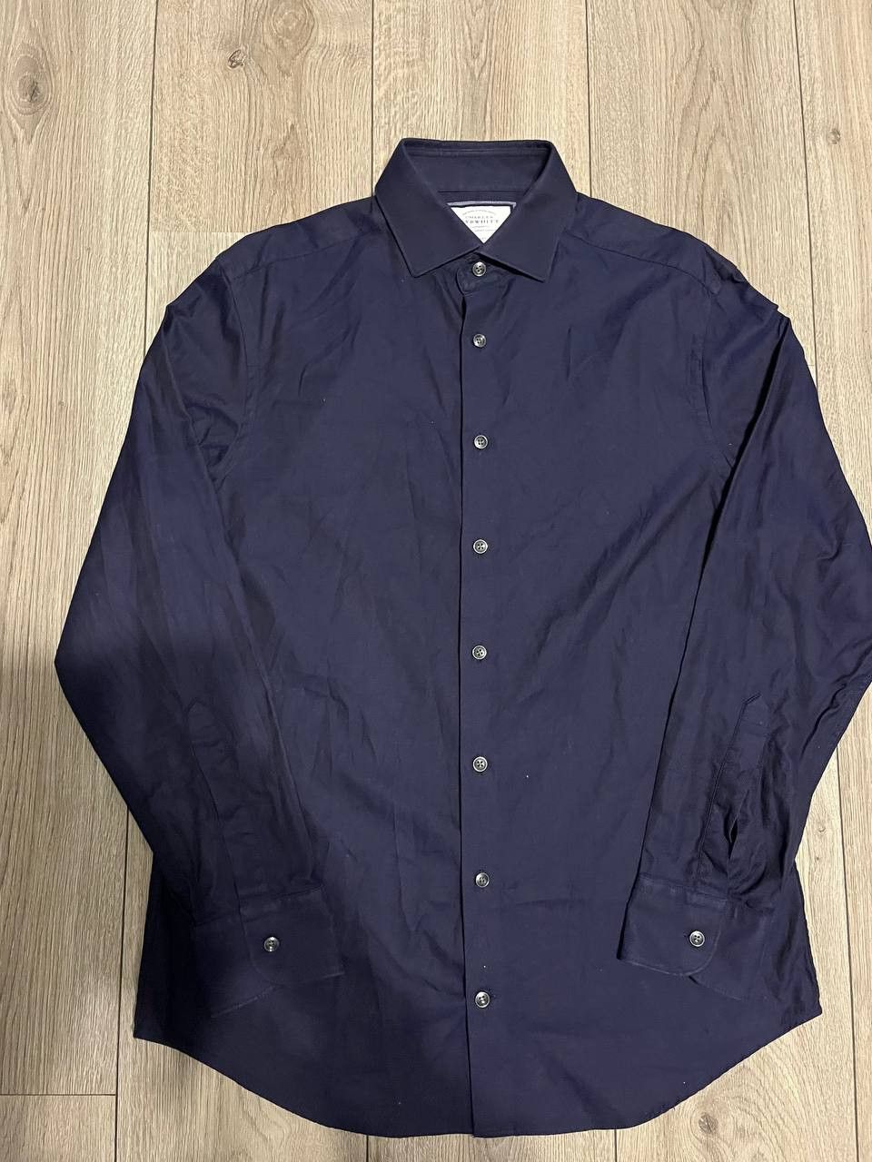 Charles Tyrwhitt charles tyrwhitt shirt 15.5 mens Blue Long Sleeve Size US L / EU 52-54 / 3 - 2 Thumbnail