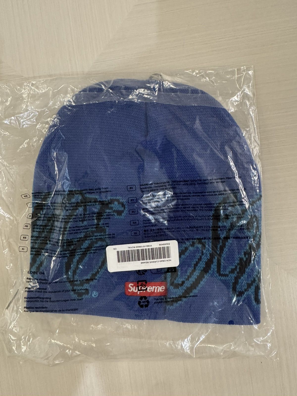 Supreme Supreme new era cursive beanie blue SS26 IN HAND Size ONE SIZE - 2 Thumbnail