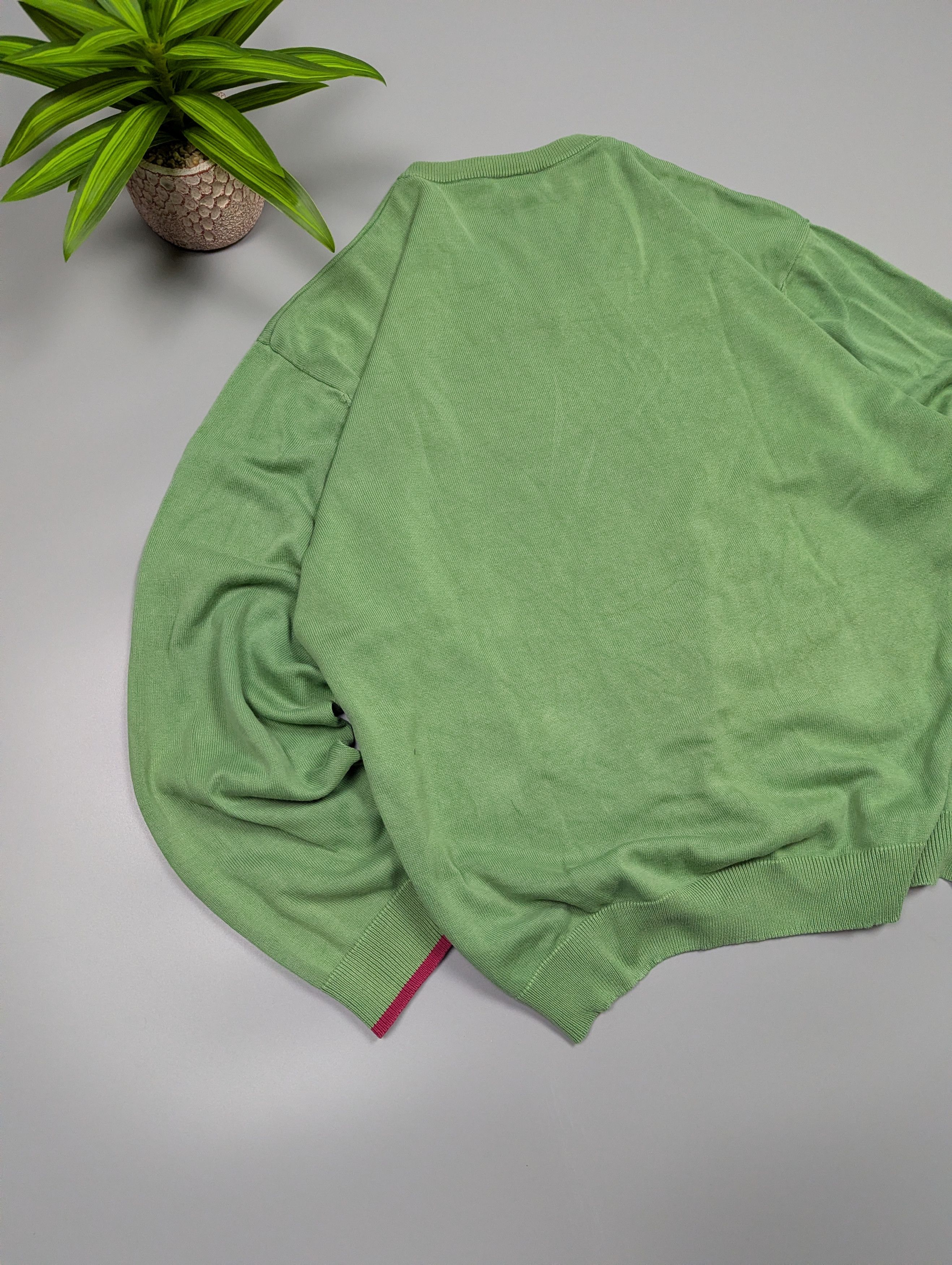 Lacoste Classic Lacoste Vintage Tennis Sweater Moss Green Size XXL / US 16-18 / IT 52-54 - 13 Thumbnail