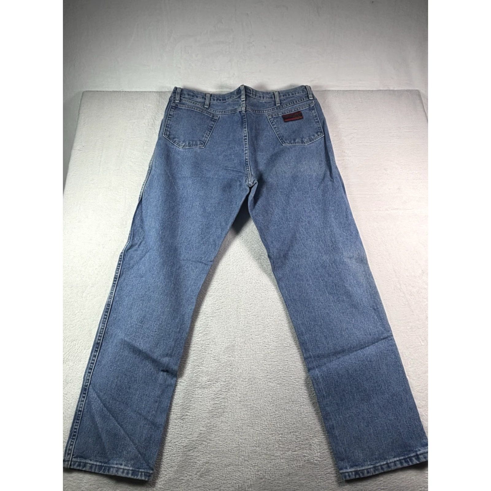 Wrangler VINTAGE Wrangler 20X Jeans Men 42x34 Light Wash Denim 5-Pocket Regular Straight 42 Blue Wrangler 20X Size US 42 / EU 58 - 2 Thumbnail