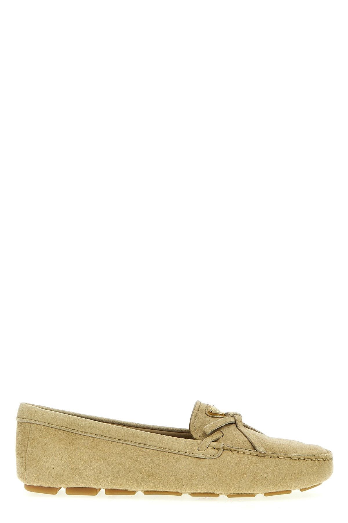 image of Prada 'drive' Loafers in Beige, Women's (Size 11)