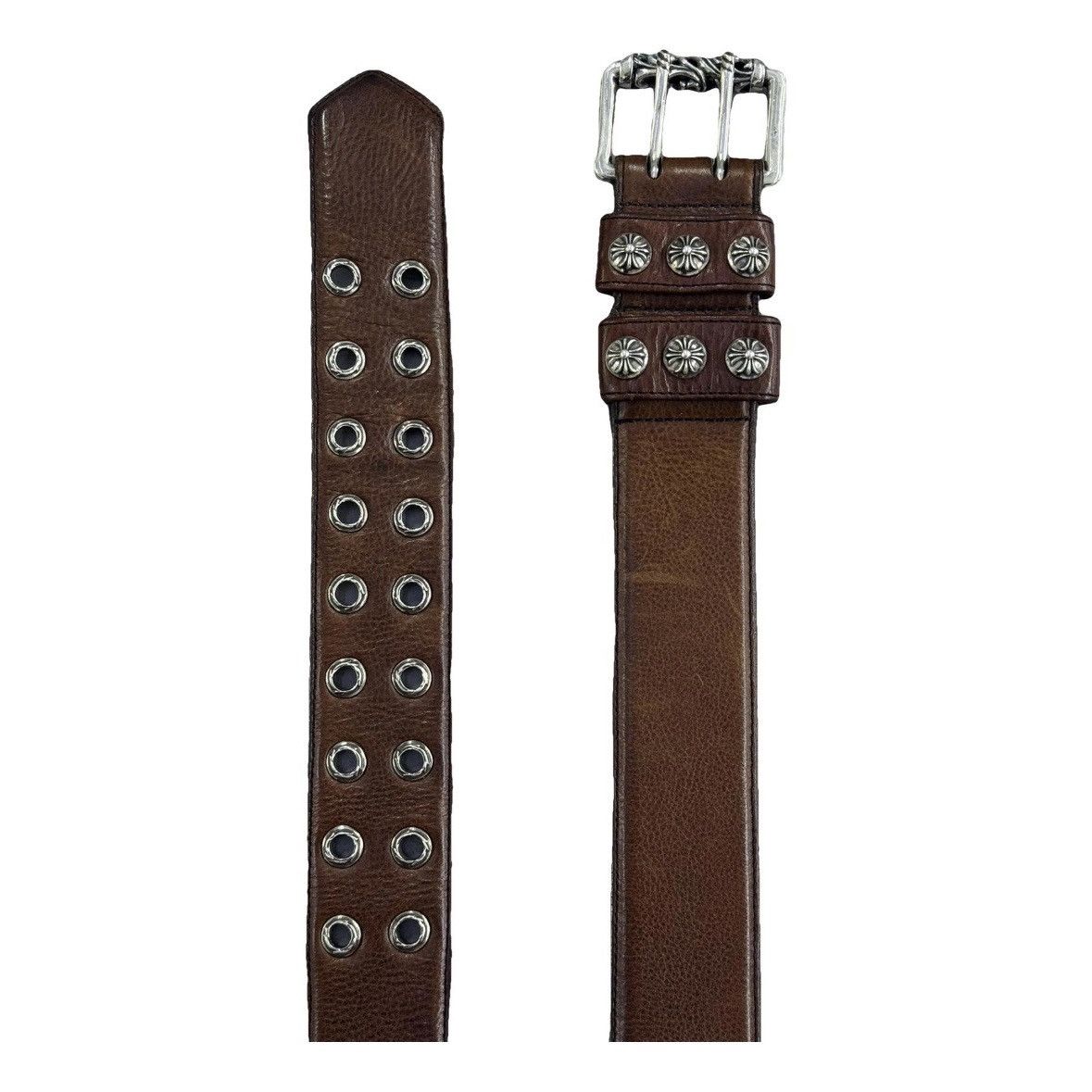 Chrome Hearts Chrome hearts leather belt Size 34 - 1 Thumbnail