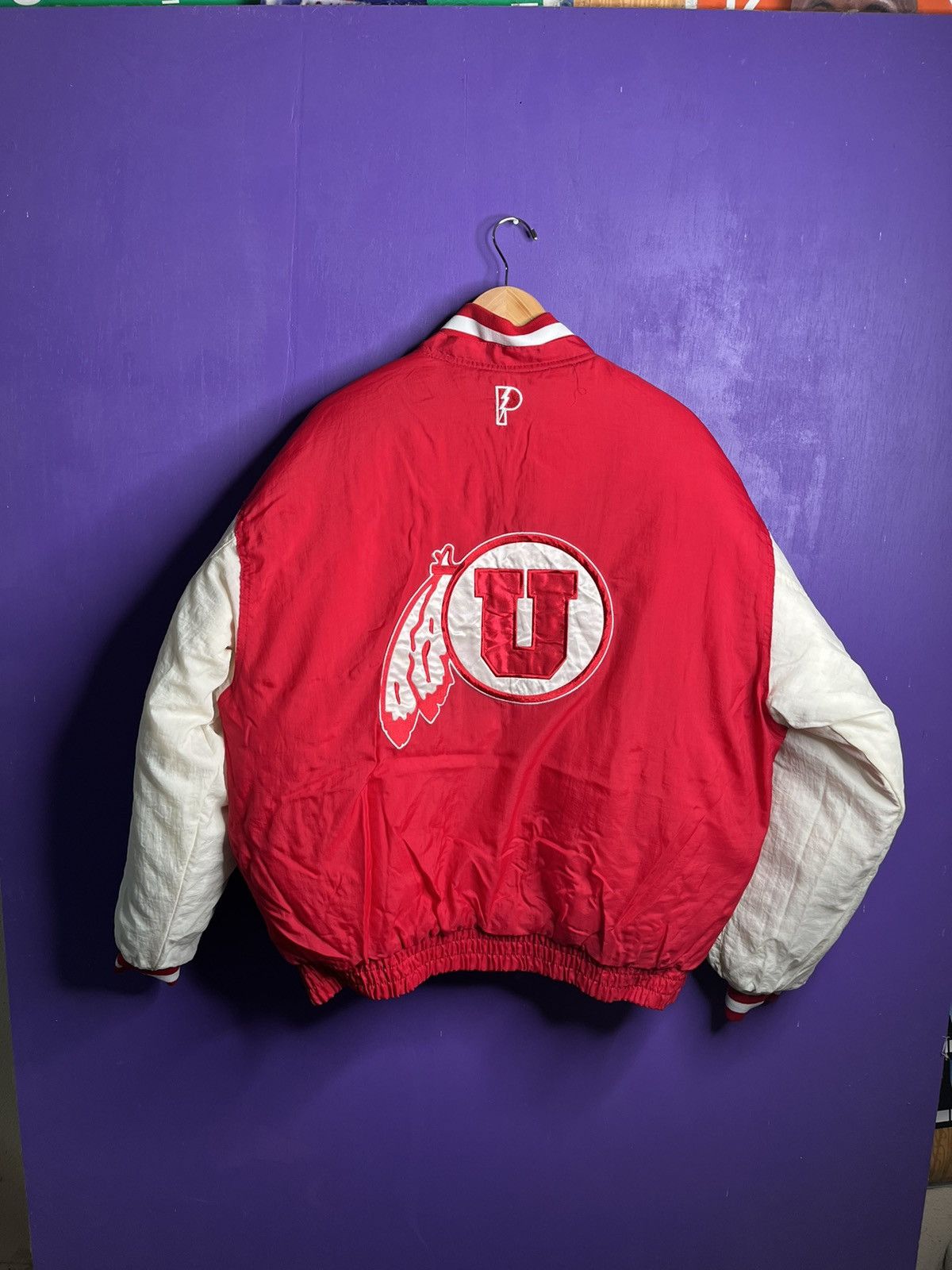 Pro Player × Vintage Vintage 90s Pro player Utah utes reversible puffer jacket Size US XL / EU 56 / 4 - 4 Thumbnail