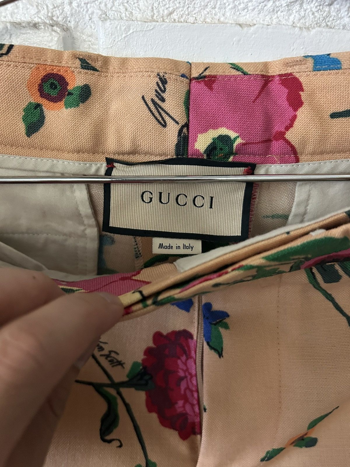 Gucci Gucci Ken Scott Flared Floral Trousers (sz 48) Size US 32 / EU 48 - 3 Thumbnail