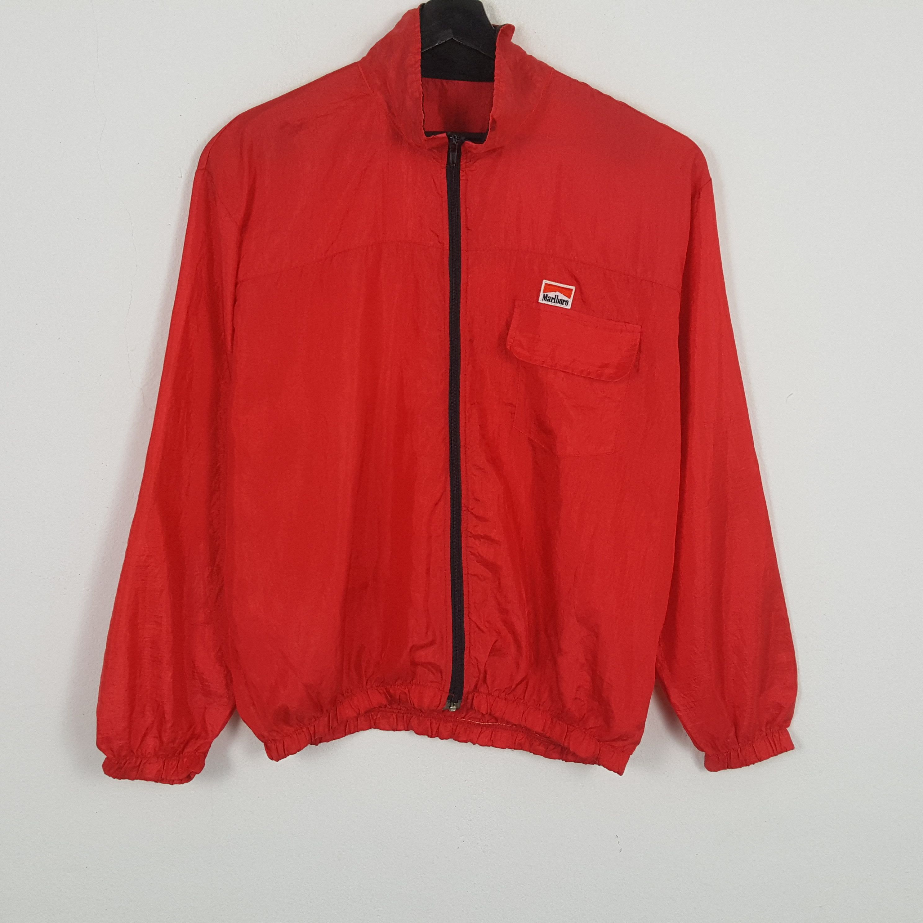 Marlboro × Vintage MARLBORO Windbreaker Jacket Size US XL / EU 56 / 4 - 3 Thumbnail