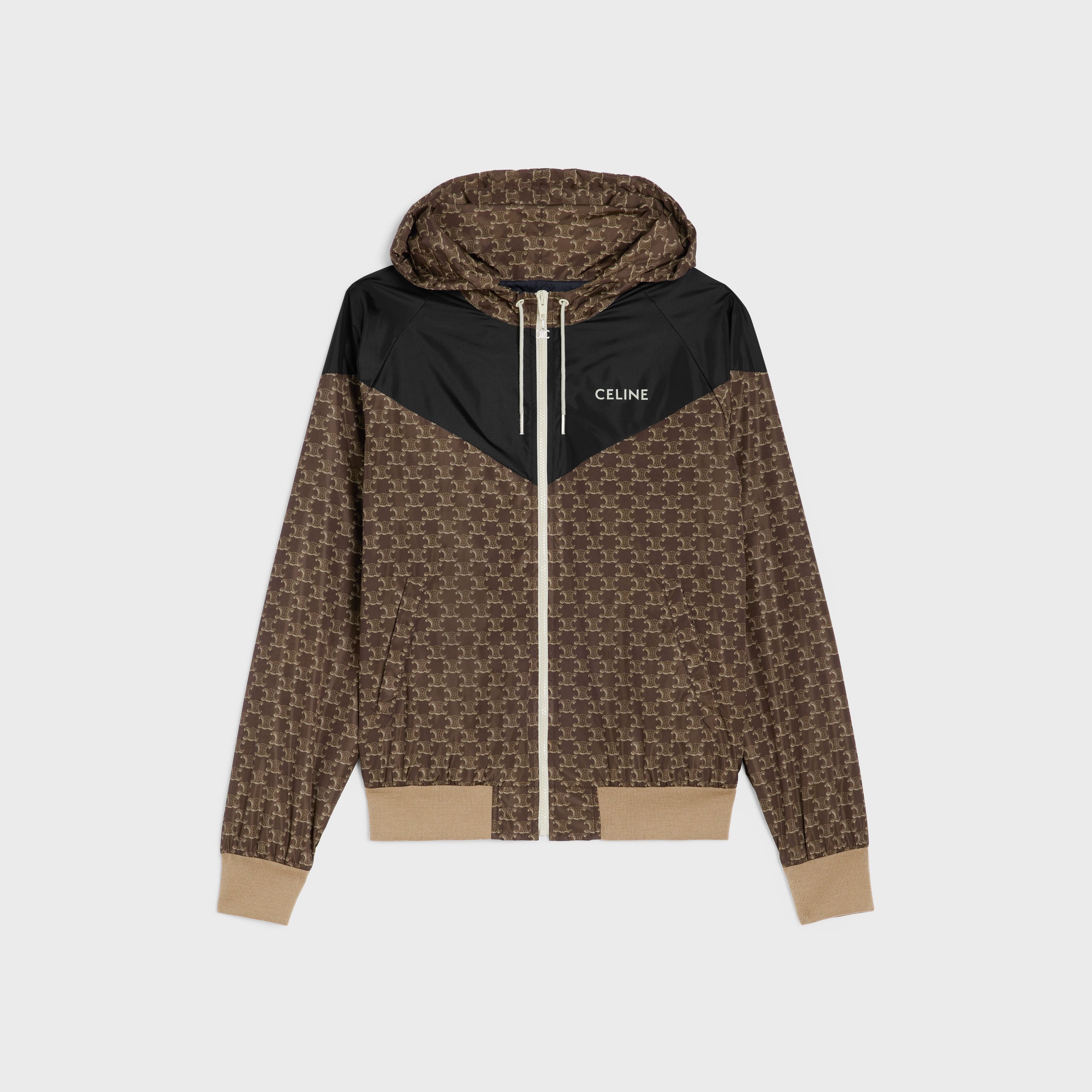 celine blouson jacket in monogram nylon
