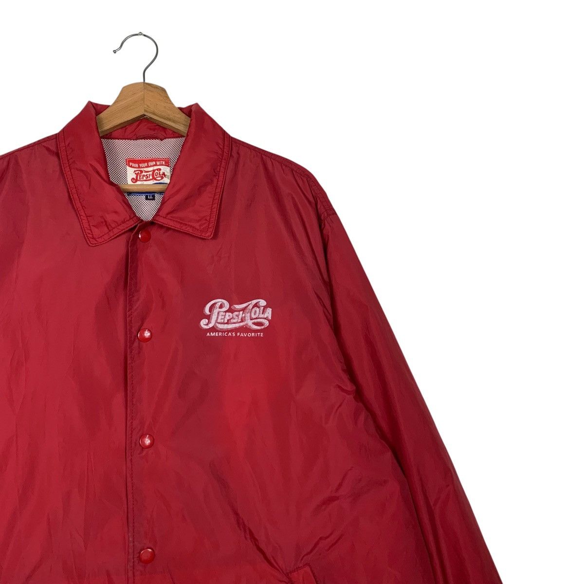 Pepsi Vintage PEPSI COLA Coach Jacket #2384-C107 Size US L / EU 52-54 / 3 - 4 Thumbnail