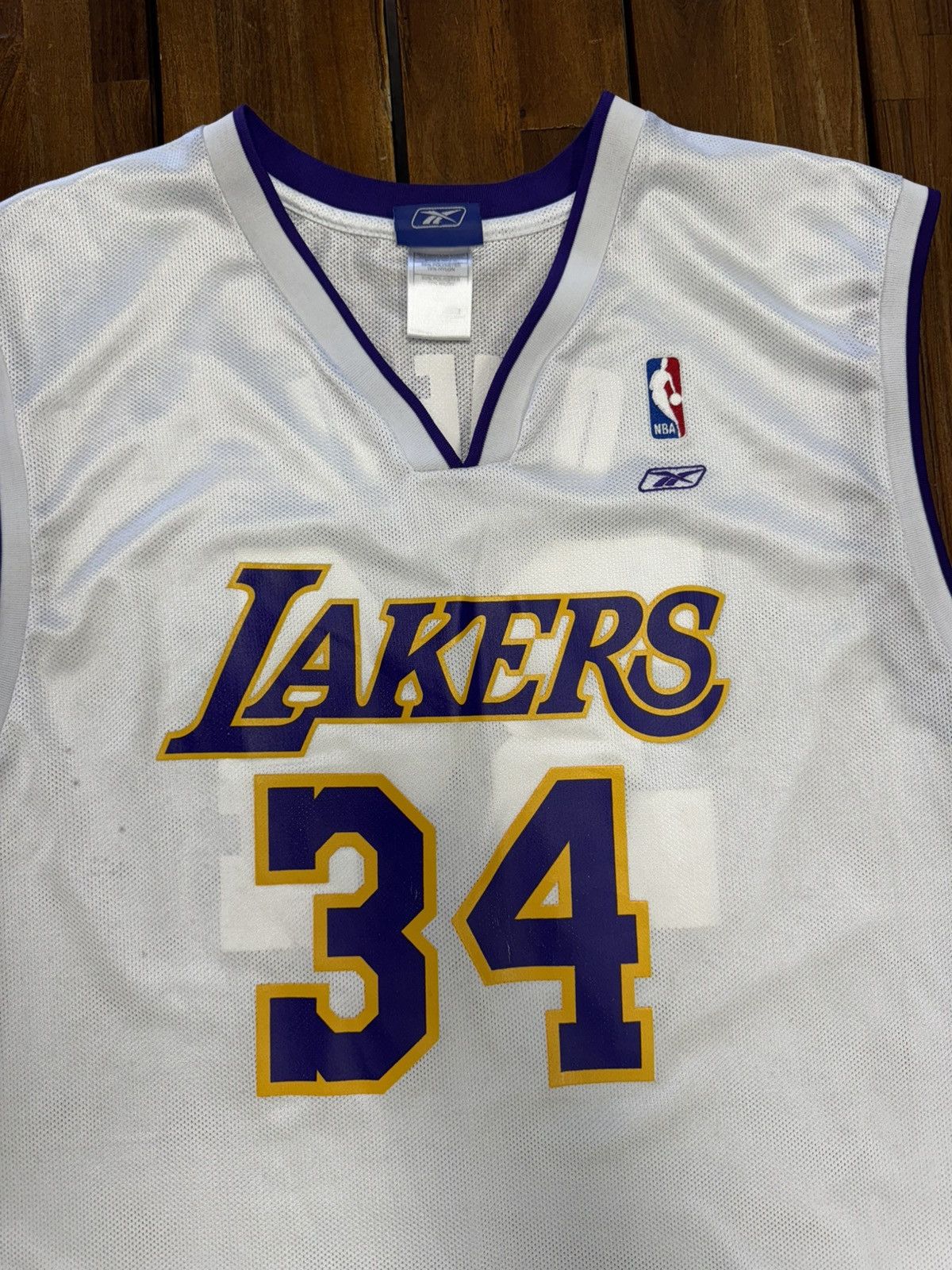 Reebok Vintage Reebok Shaquille O’Neal LA Lakers Home Jersey #34 Size US XL / EU 56 / 4 - 4 Thumbnail