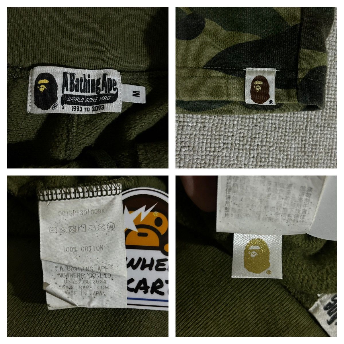 Bape TRASHED Bape Shark Shorts Size US 28 / EU 44 - 11 Thumbnail
