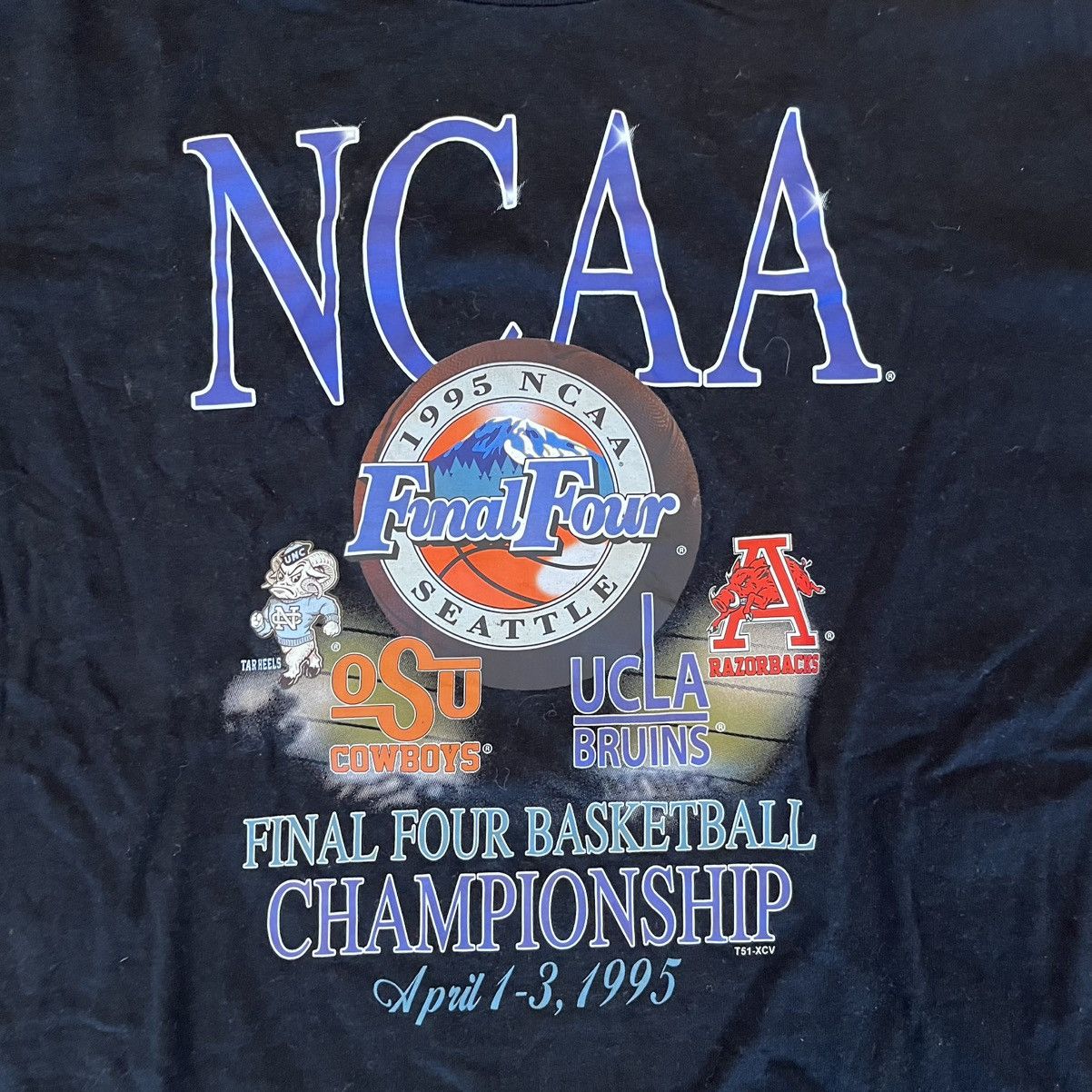NCAA 4XL Vintage NCAA Final Four 1995 t-shirt, perfect condition Size US XXL / EU 58 / 5 - 1 Thumbnail