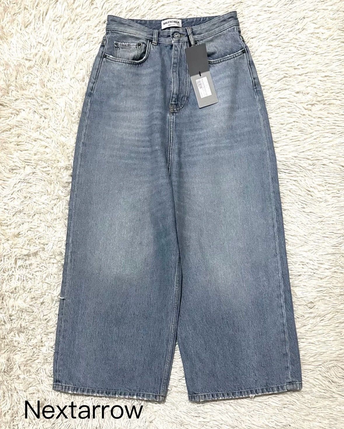 Balenciaga Balenciaga Kenijima's same wide leg pants Size US 26 / EU 42 - 1 Thumbnail