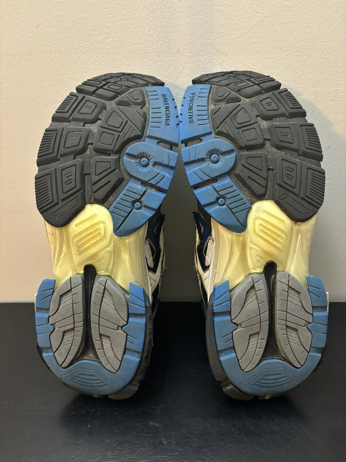 Balenciaga Balenciaga Runner Green Blue Black Grey Size US 10 / EU 43 - 6 Thumbnail