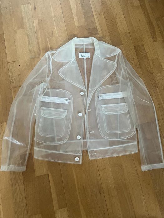 Maison margiela discount transparent jacket