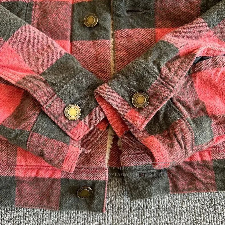 Saint Laurent Paris Saint Laurent Red Black Plaid Jacket. Size US S / EU 44-46 / 1 - 3 Thumbnail
