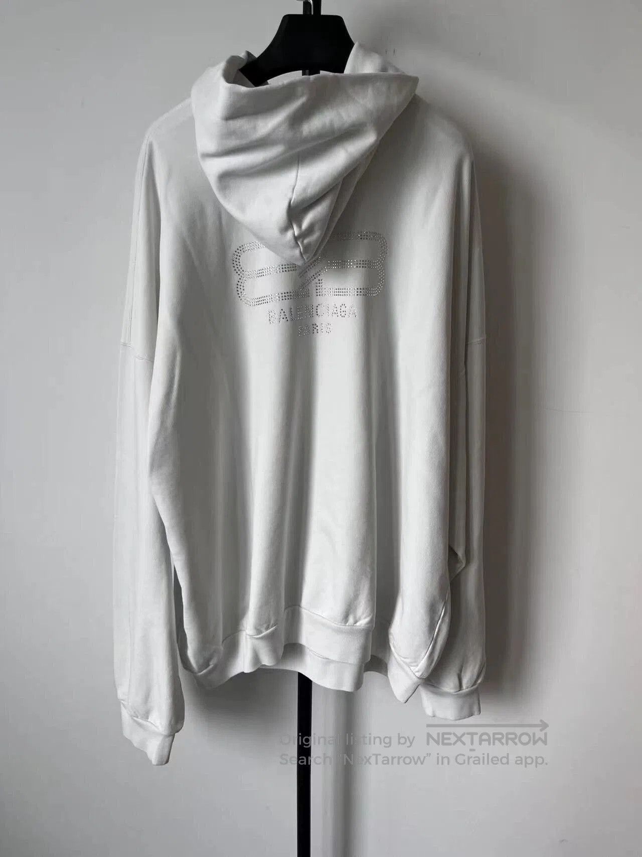 Balenciaga Balenciaga Logo Print White Hoodie. Size US XS / EU 42 / 0 - 1 Thumbnail