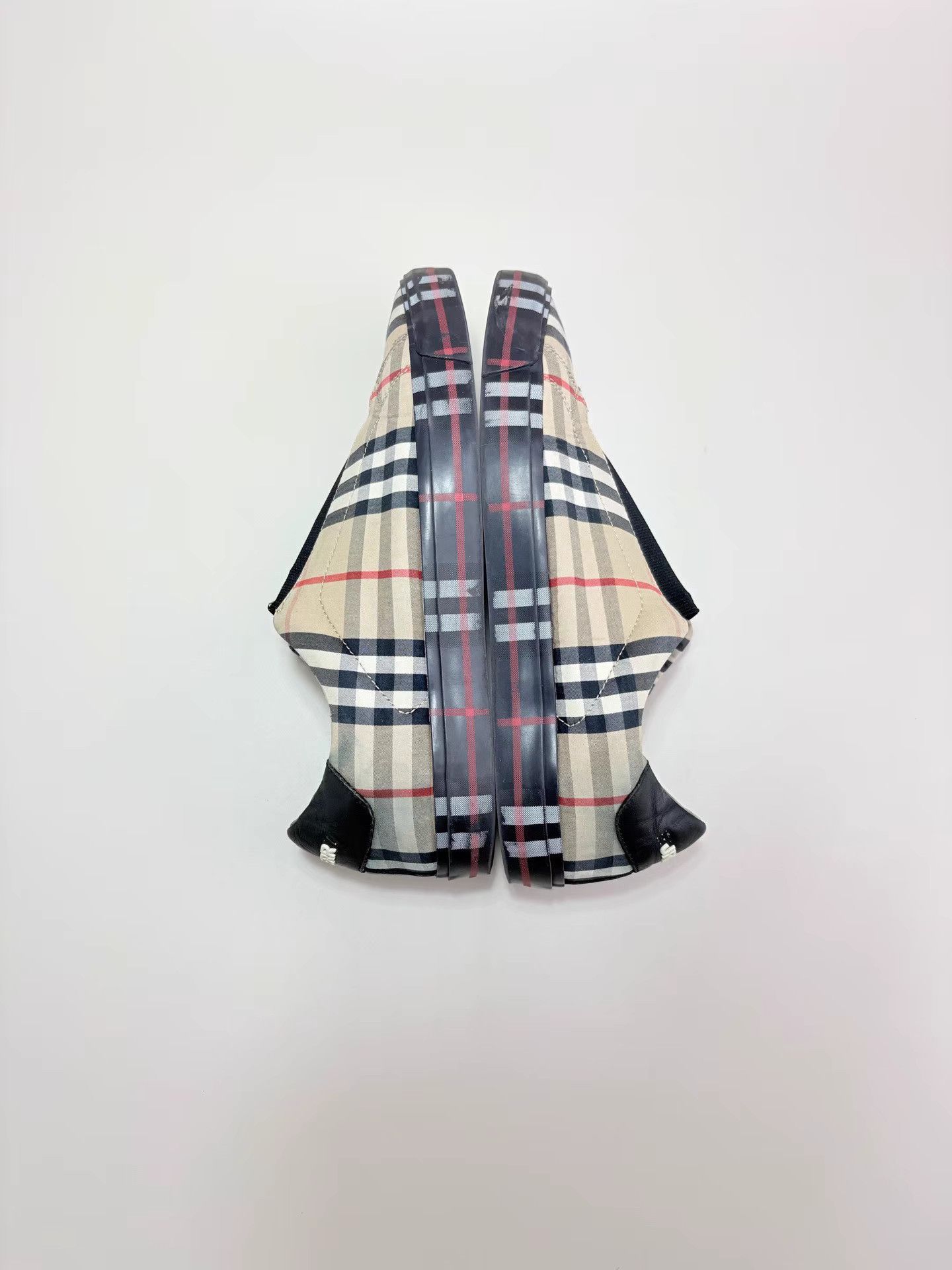 Burberry BURBERRY Check Low-Top Sneakers Size US 7.5 / EU 40-41 - 3 Thumbnail