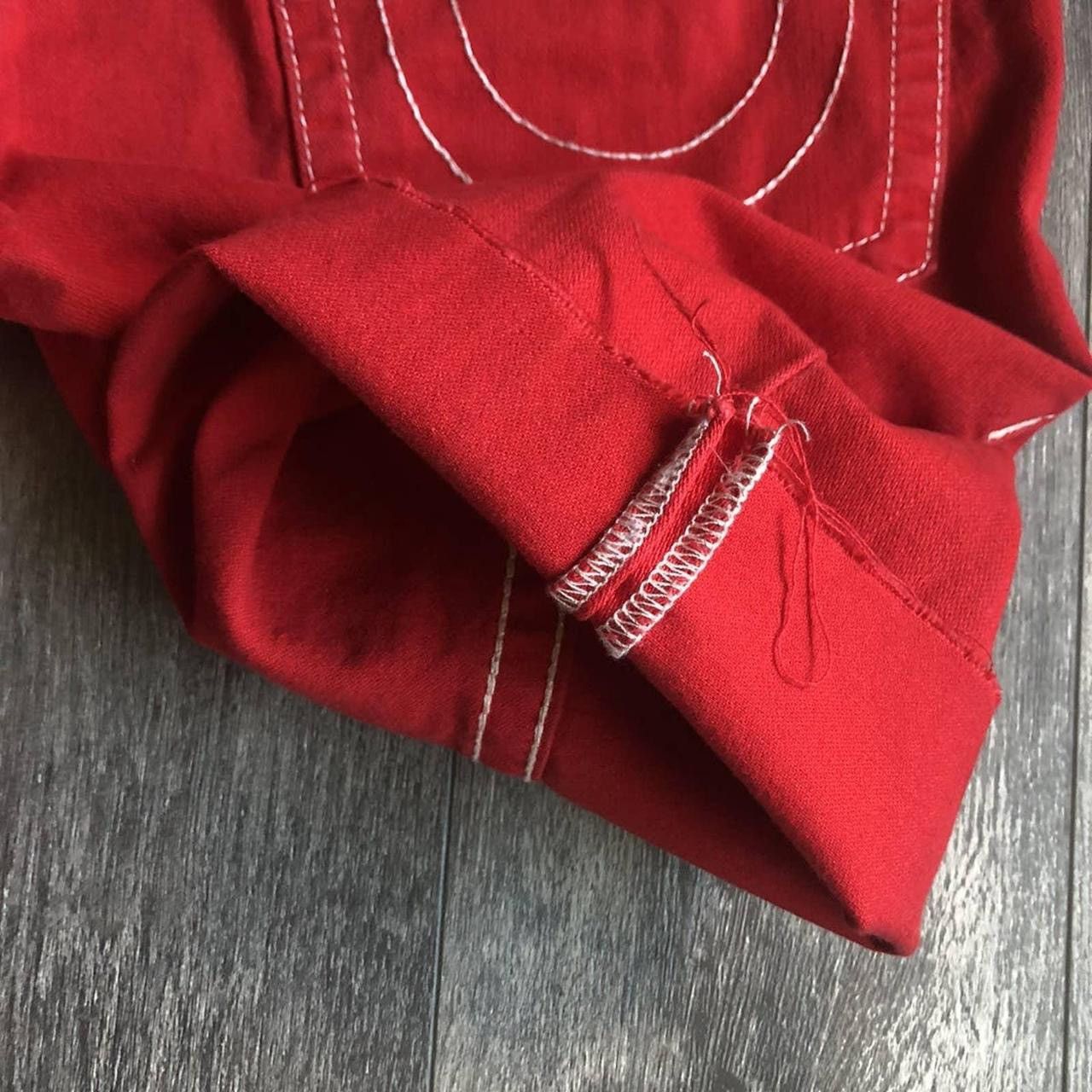 True Religion True Religion Men's Red and White Shorts Size US 32 / EU 48 - 5 Thumbnail