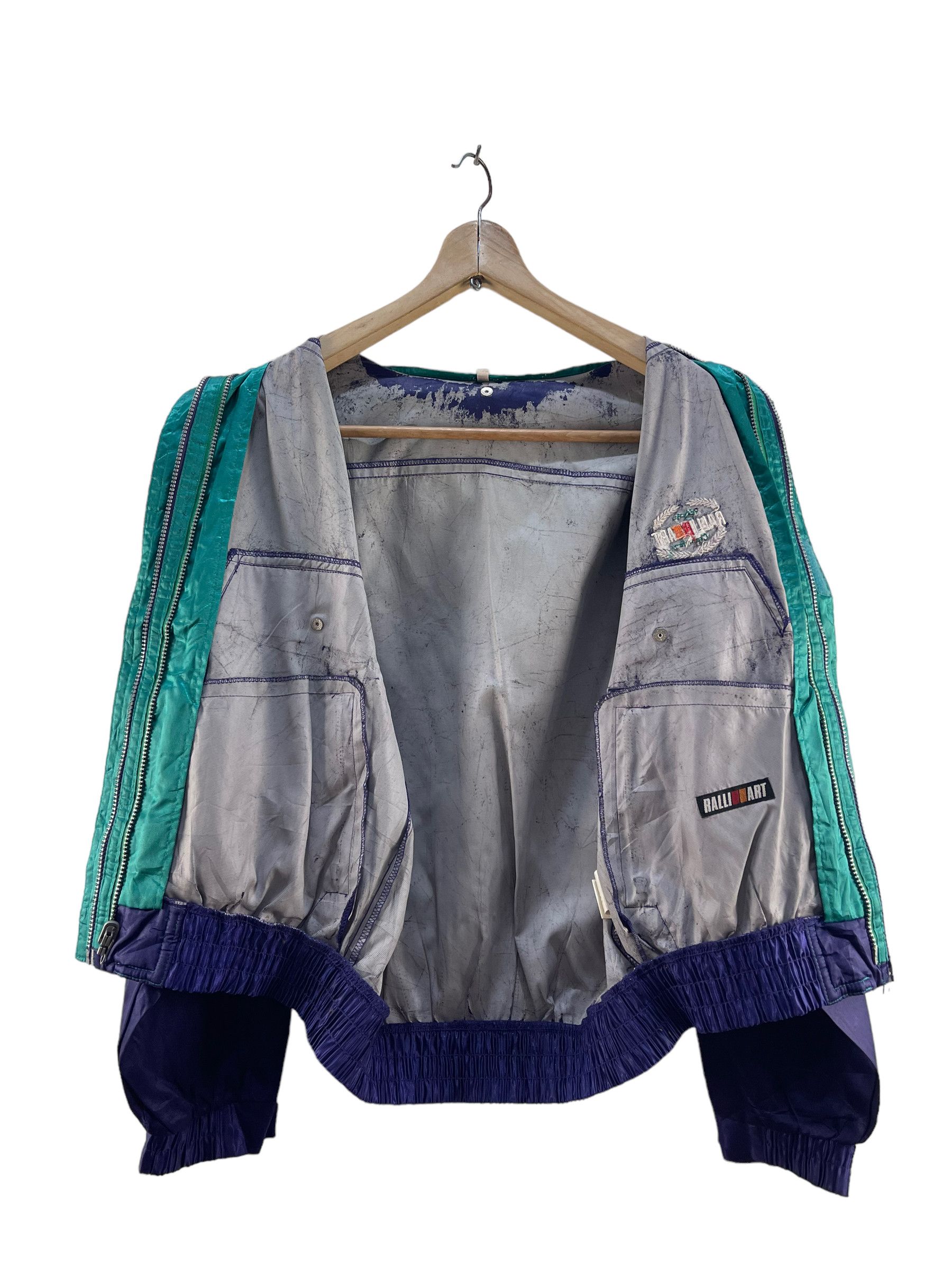 Japanese Brand Vintage Ralli Art Club Man Racing Windbrekaer Jacket Size US L / EU 52-54 / 3 - 7 Thumbnail