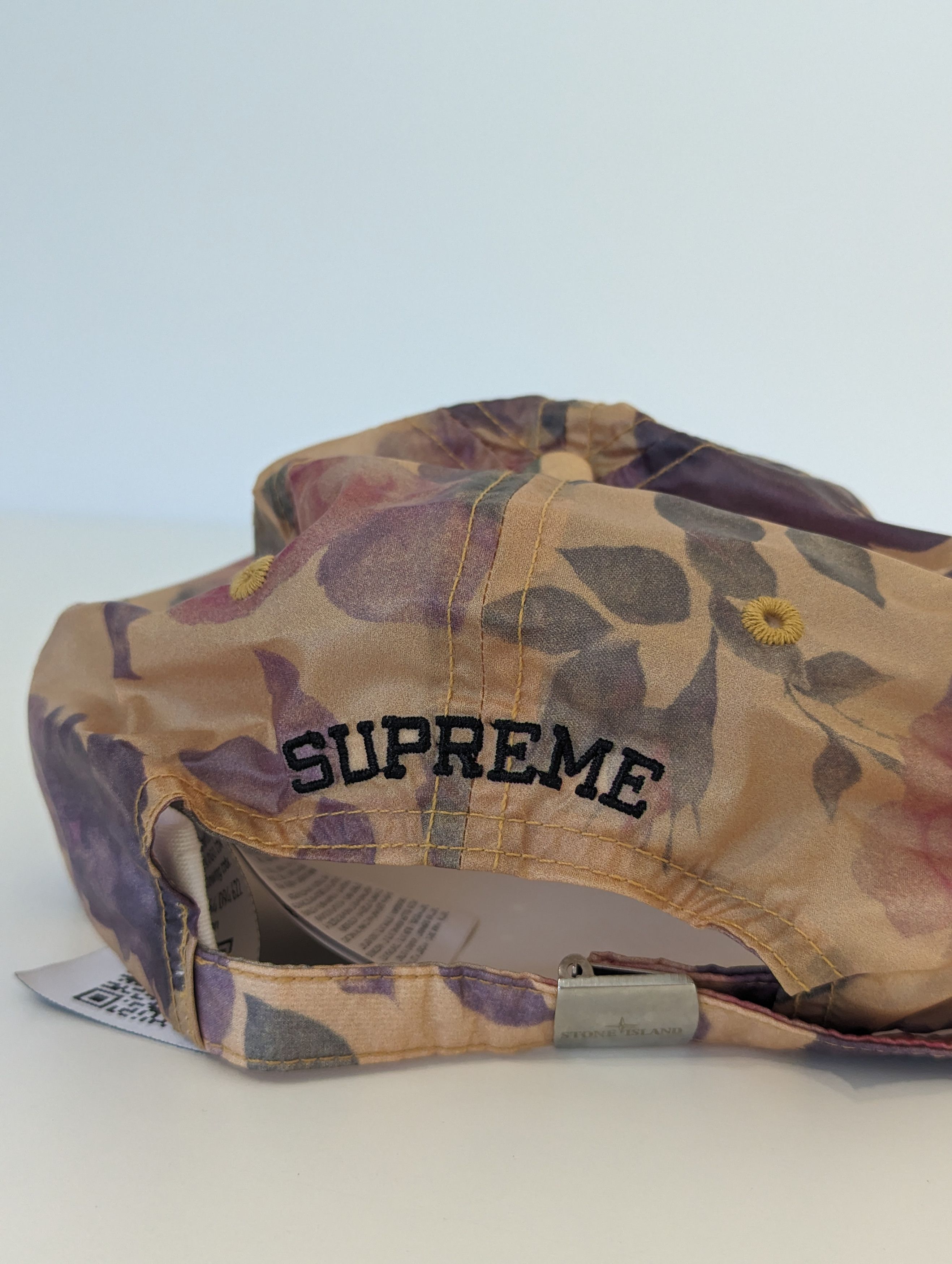 Stone Island × Supreme Supreme x Stone Island 6-Panel Hat - Floral Copper Size ONE SIZE - 7 Thumbnail