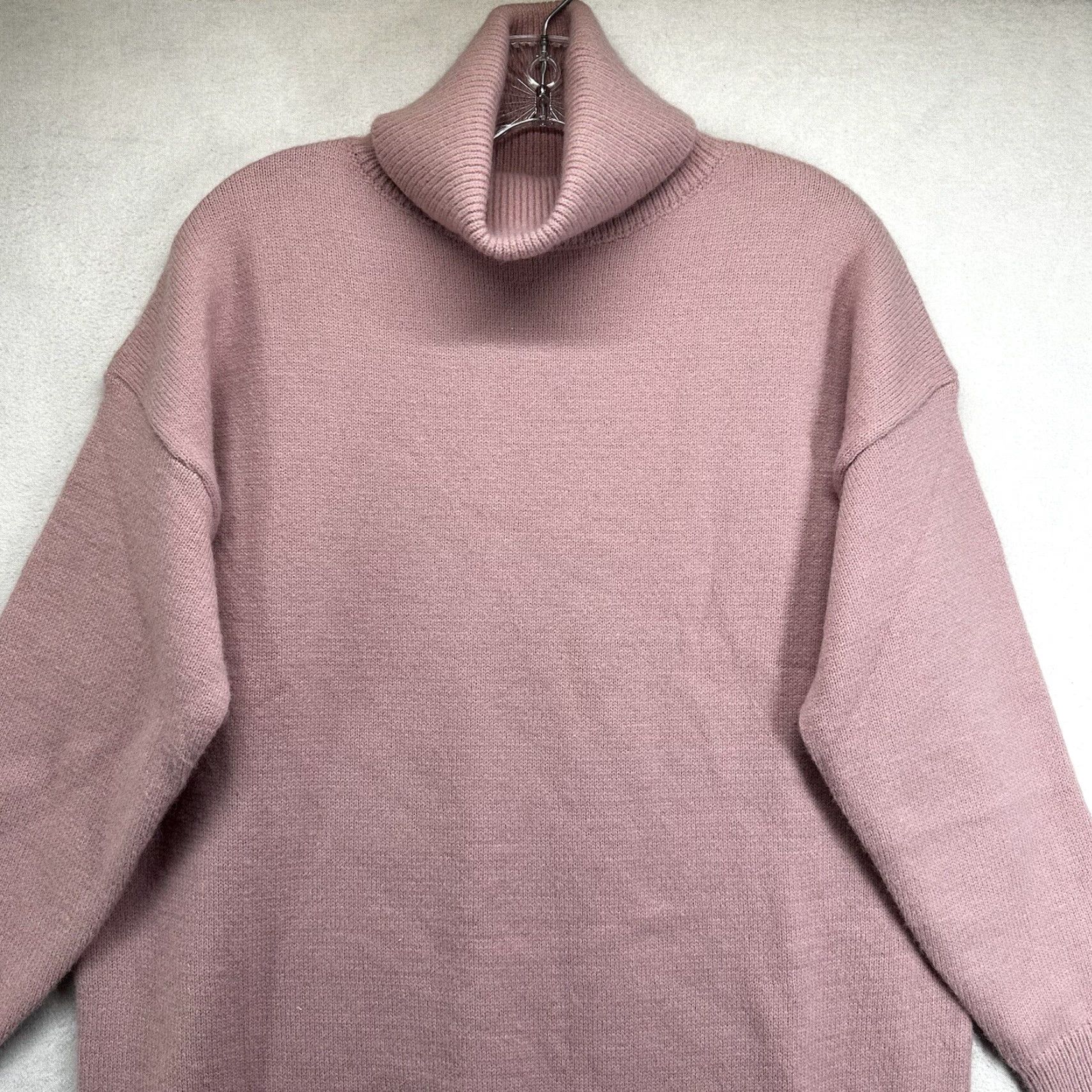 Lulus Lulus Women Sweater Small Turtleneck Pullover Knit Stretch Pink Soft Long Size S / US 4 / IT 40 - 3 Thumbnail