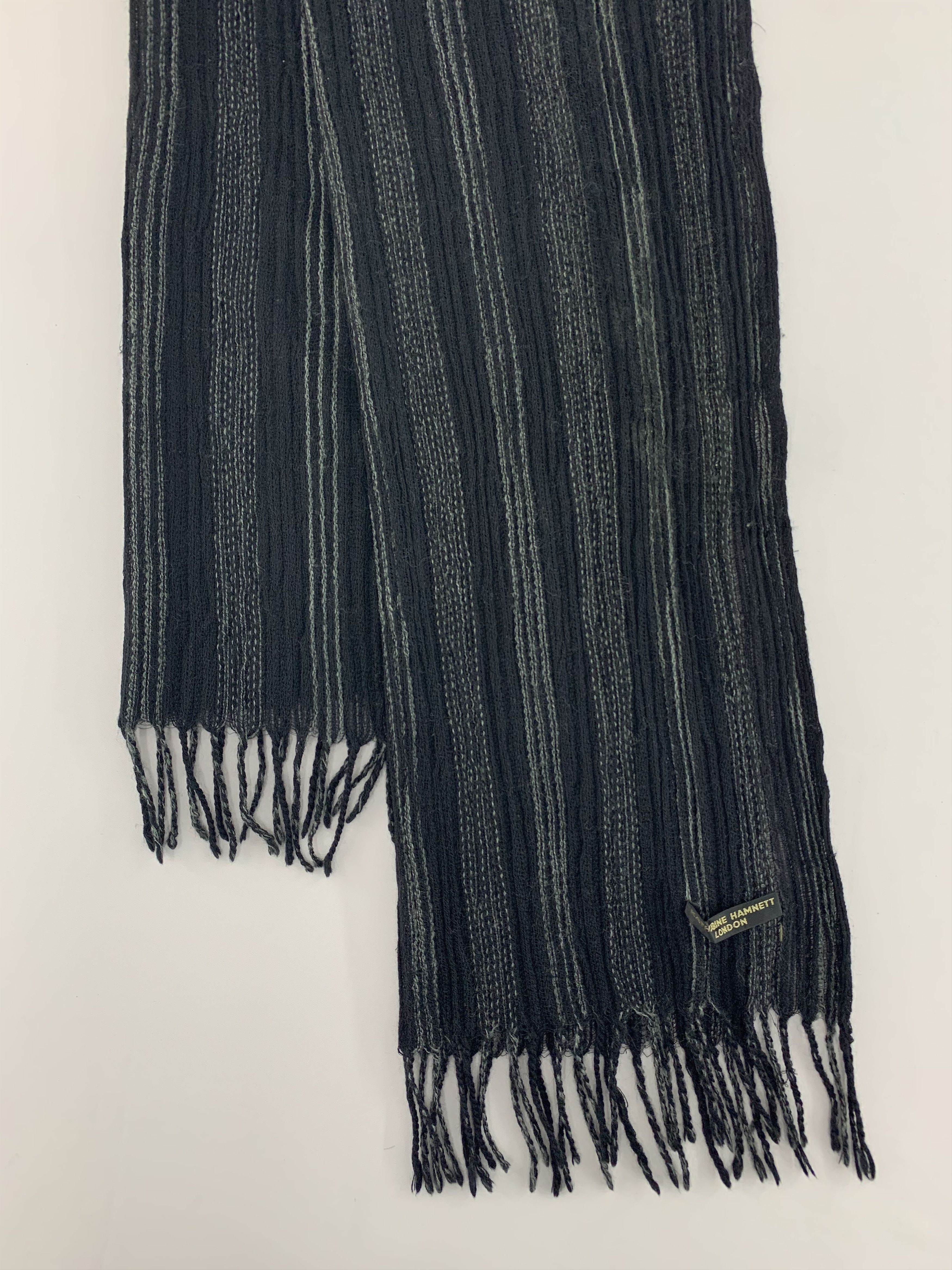 Katharine Hamnett London Katharine Hamnett Scarf Wool Muffler Neck Wrap BL4360 Size ONE SIZE - 2 Thumbnail