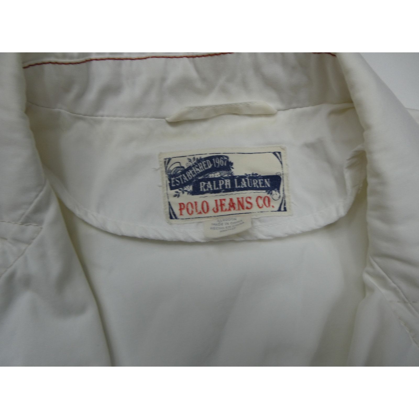 Ralph Lauren vintage RALPH LAUREN light weight chino jacket, white, XL Size XL / US 12-14 / IT 48-50 - 4 Thumbnail
